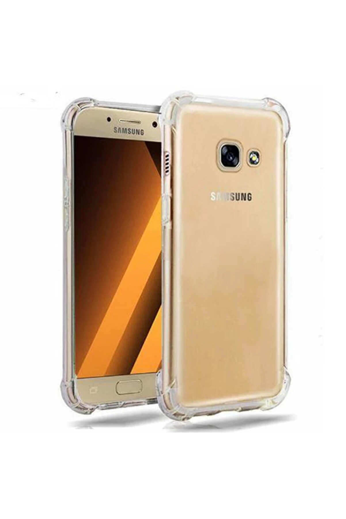 gizmurstore Ally Samsung Galaxy J5 Prime Darbe Emici Şeffaf Silikon Kılıf-(5775) - GMS1122-8286