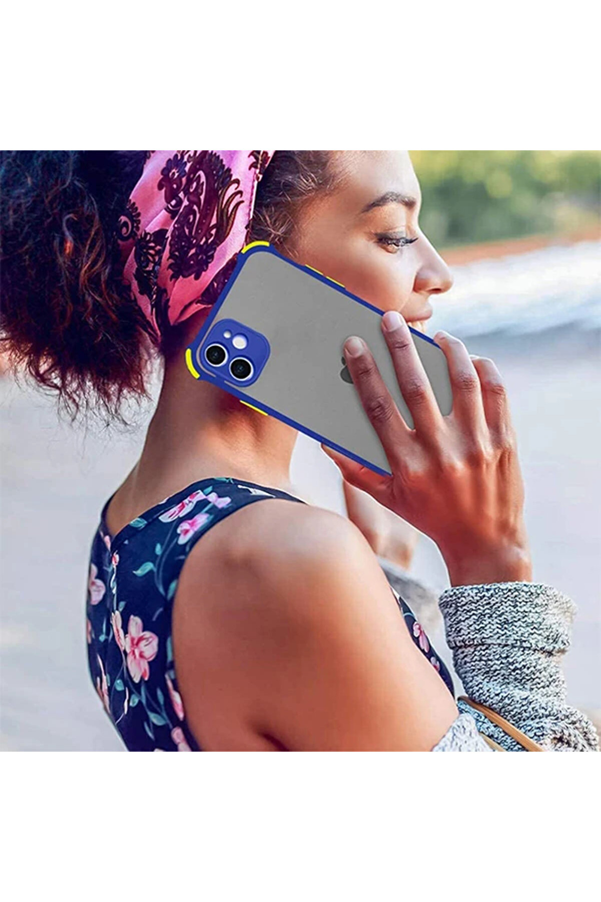 Ally İphone 11 6.1 İnch Shockproof Kamera Koruma Darbe Emi̇ci̇ Kılıf-(1903) - Dropx8488-2039