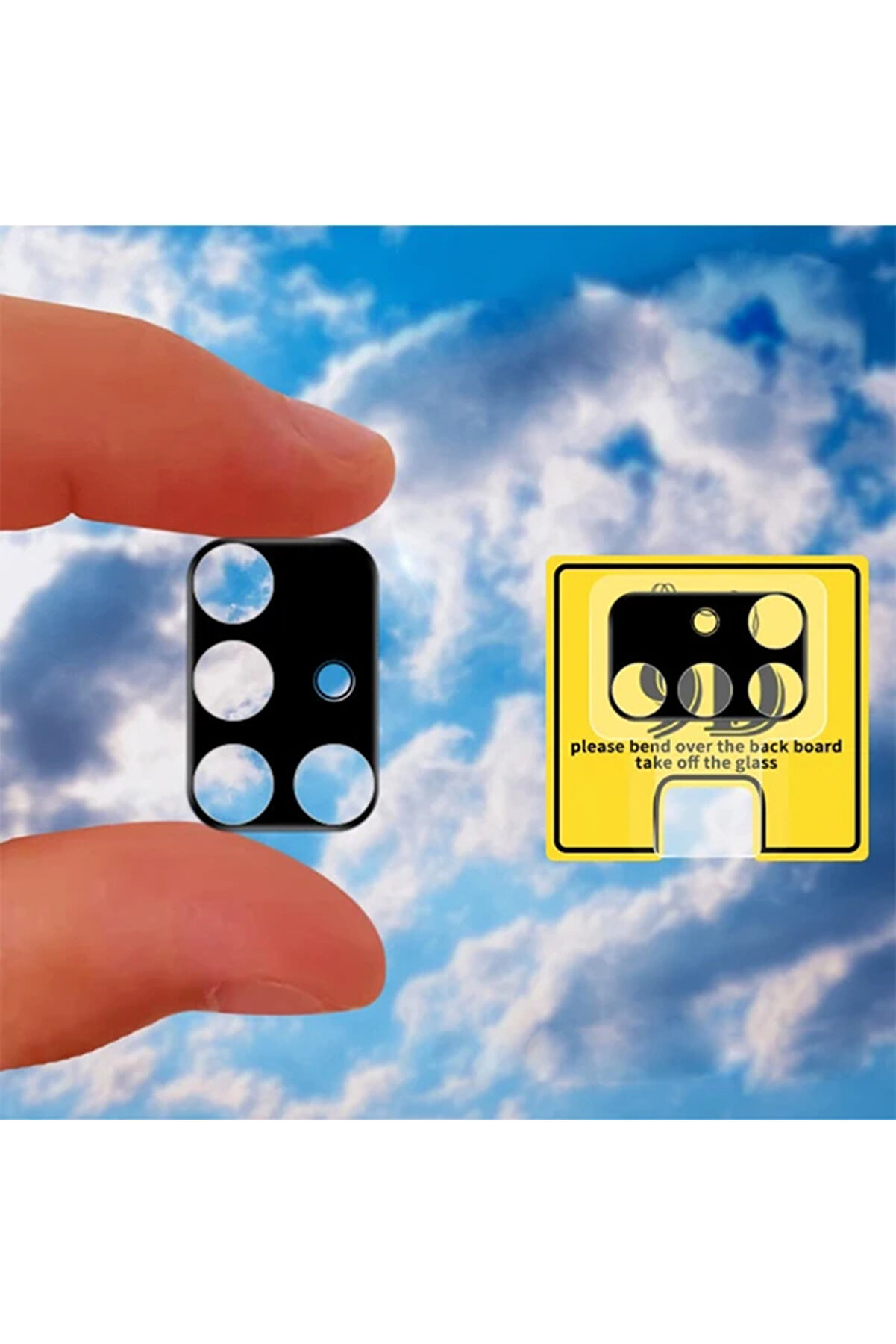 Ally Sm Galaxy A51 Hd 3D Full Tempered Cam Kamera Koruyucu-(1903) - Dropx3824-4245