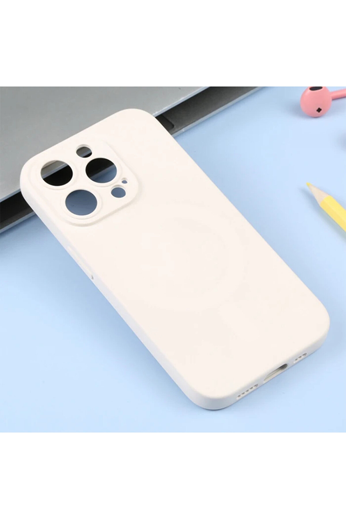 Ally İphone 14 Pro 6.1İnç Li̇qui̇d Si̇li̇ca Magsafe Uyumlu Si̇li̇kon Kılıf-(5775) - Gms3942-4775