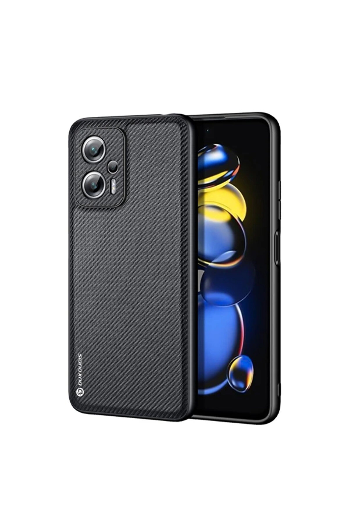 gizmurstore Dux Ducis Fino Serisi Xiaomi 11T Pro Plus Poco X4 GT Kılıf Premium Dokuma Silikon - GMS5125-6481