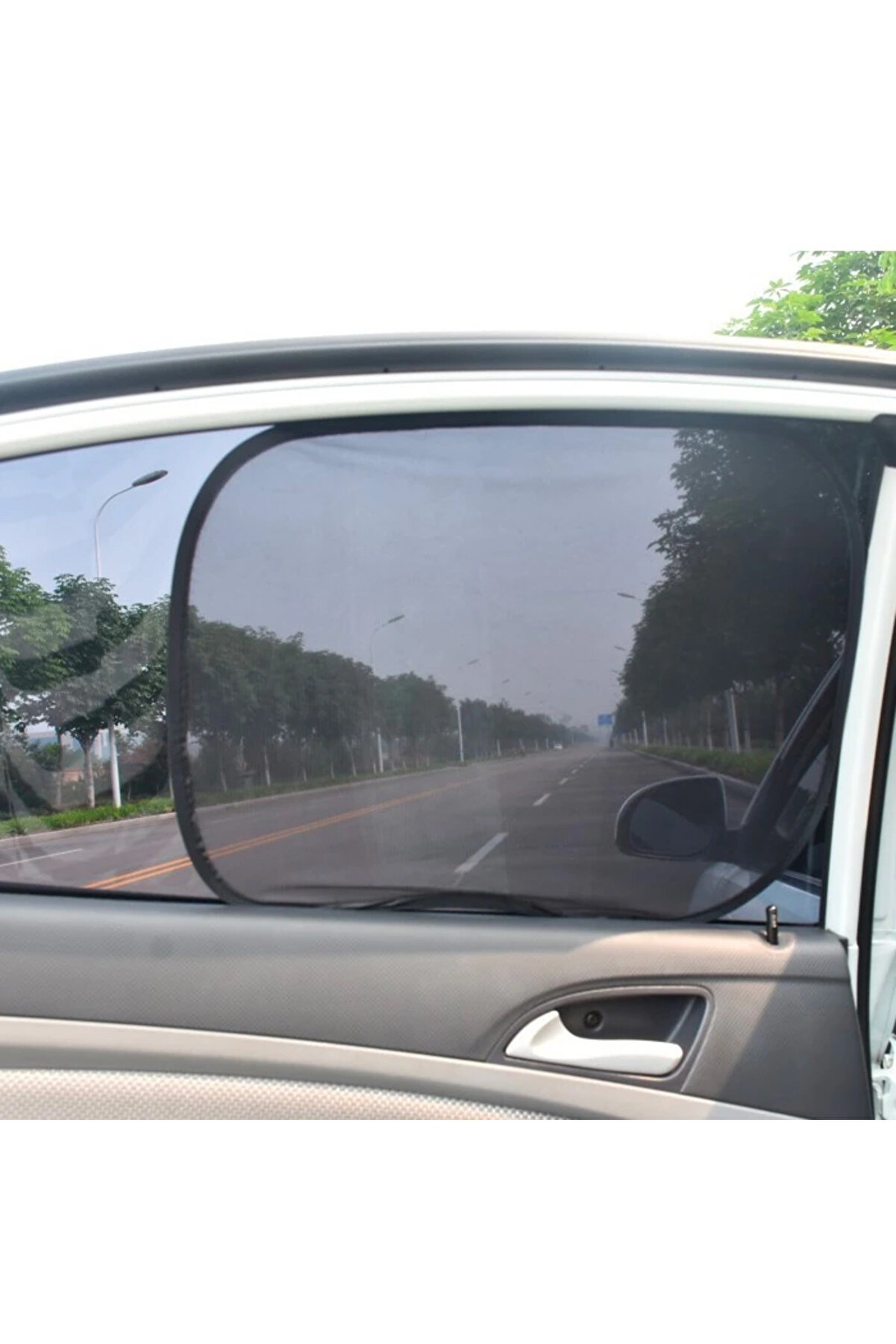 Ally Araç Oto Yan Cam Vantuzlu Güneşli̇k Kalkan 2 Adet 36X44Cm-(1903) - Dropx1357-8269