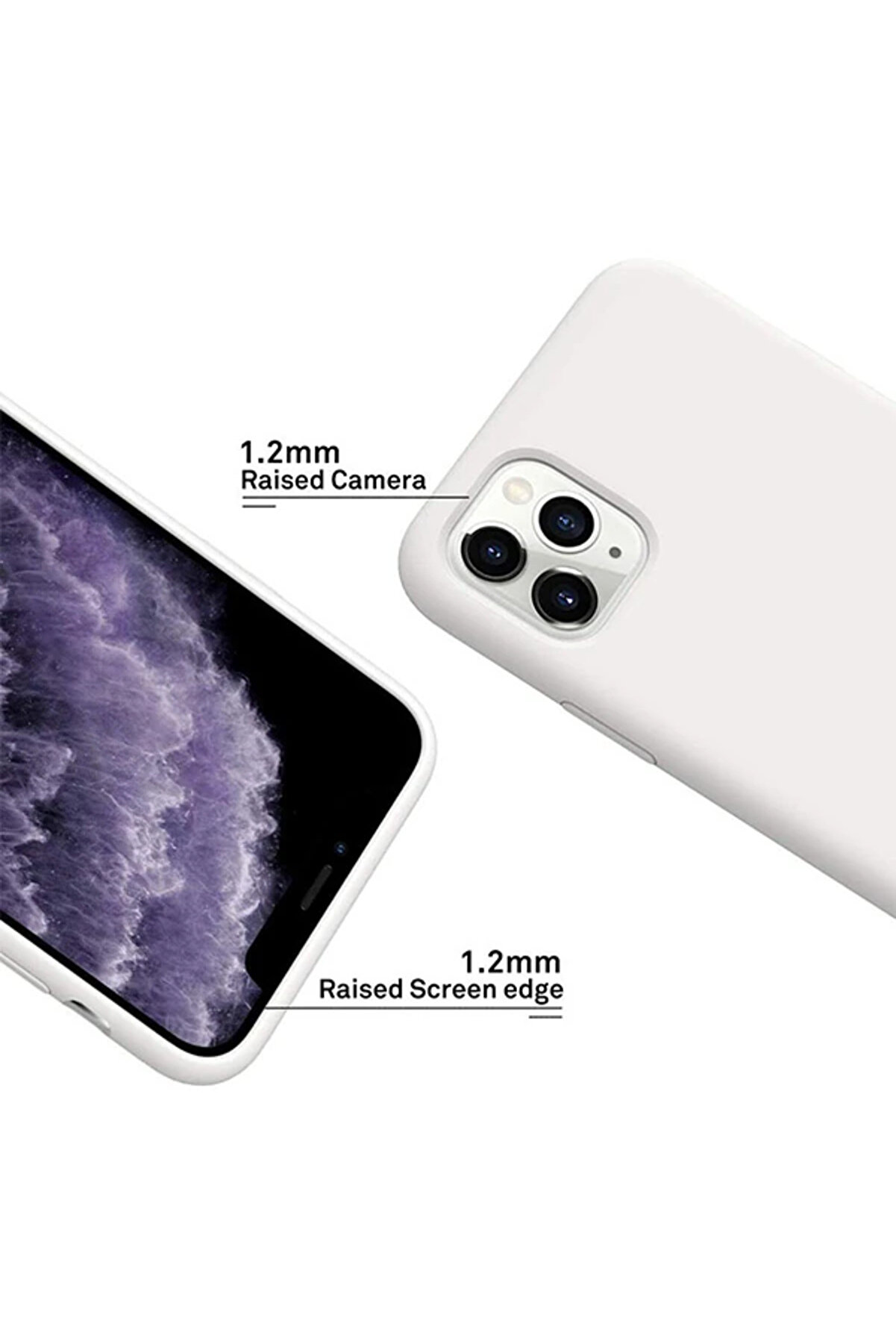 İphone 11 Pro 5.8İnc 2019 Lansman Kılıf İçi̇ Kadi̇fe Soft Si̇li̇kon Kılıf-(5775) - Gms7414-3058