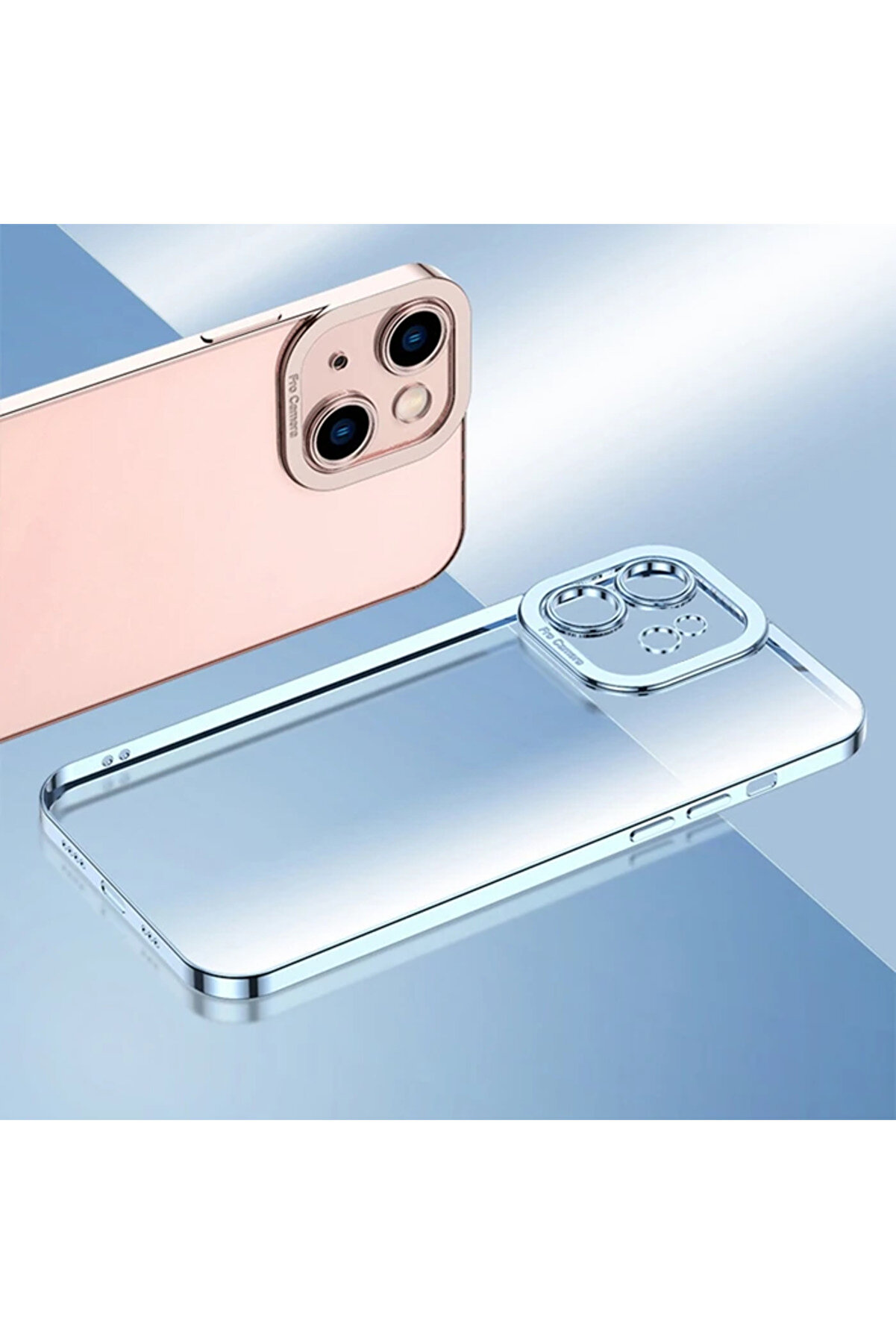 Ally Fashi̇on Seri̇es İphone 12 Mi̇ni̇ 5.4İnç Kılıf Renkli̇ Kenar Lazer Çerçeveli̇ Si̇ - Gms6440-7555