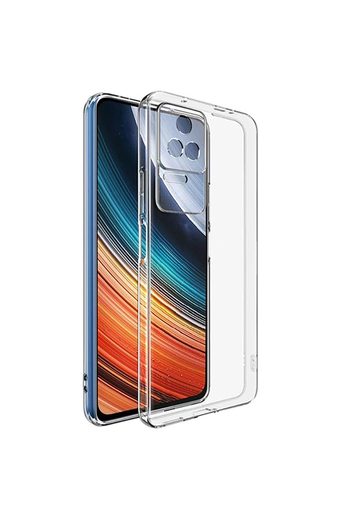gizmurstore Ally Xiaomi Redmi K40S Kılıf Kamera Korumalı Ultra İnce Şeffaf Silikon Kılıf- - GMS5603-9842