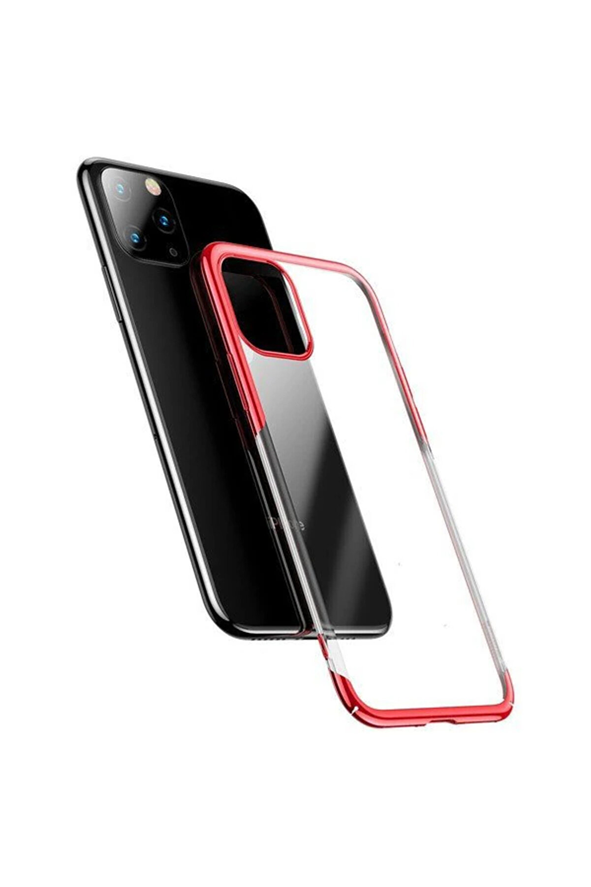 Shi̇ni̇ng Case İphone 11 Pro Max 6.5 Ultra İnce Si̇li̇kon Kılıf-(1903) - Dropx6375-3977
