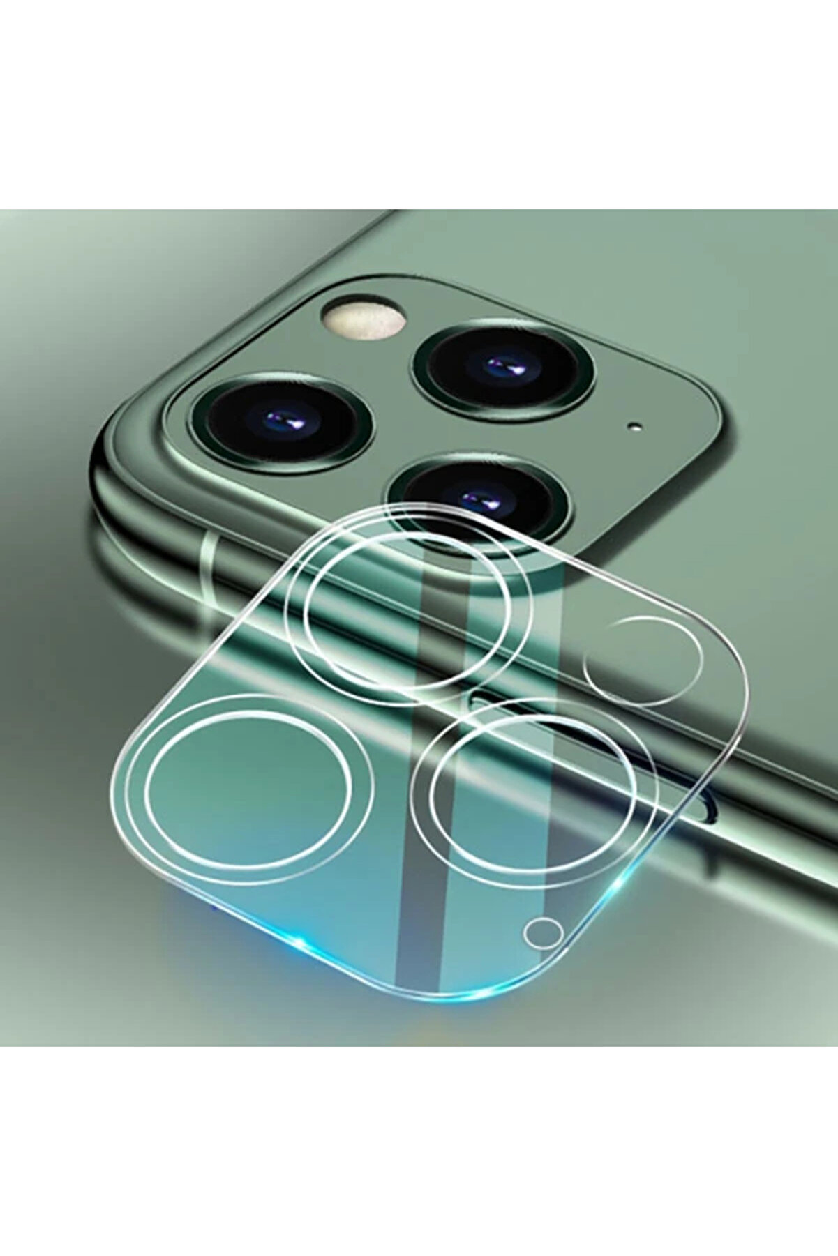 gizmurstore iPhone 12 6.1 Pro Full Tempered Kamera Koruyucu Kırılmaz Cam-(5775) - GMS9915-7252