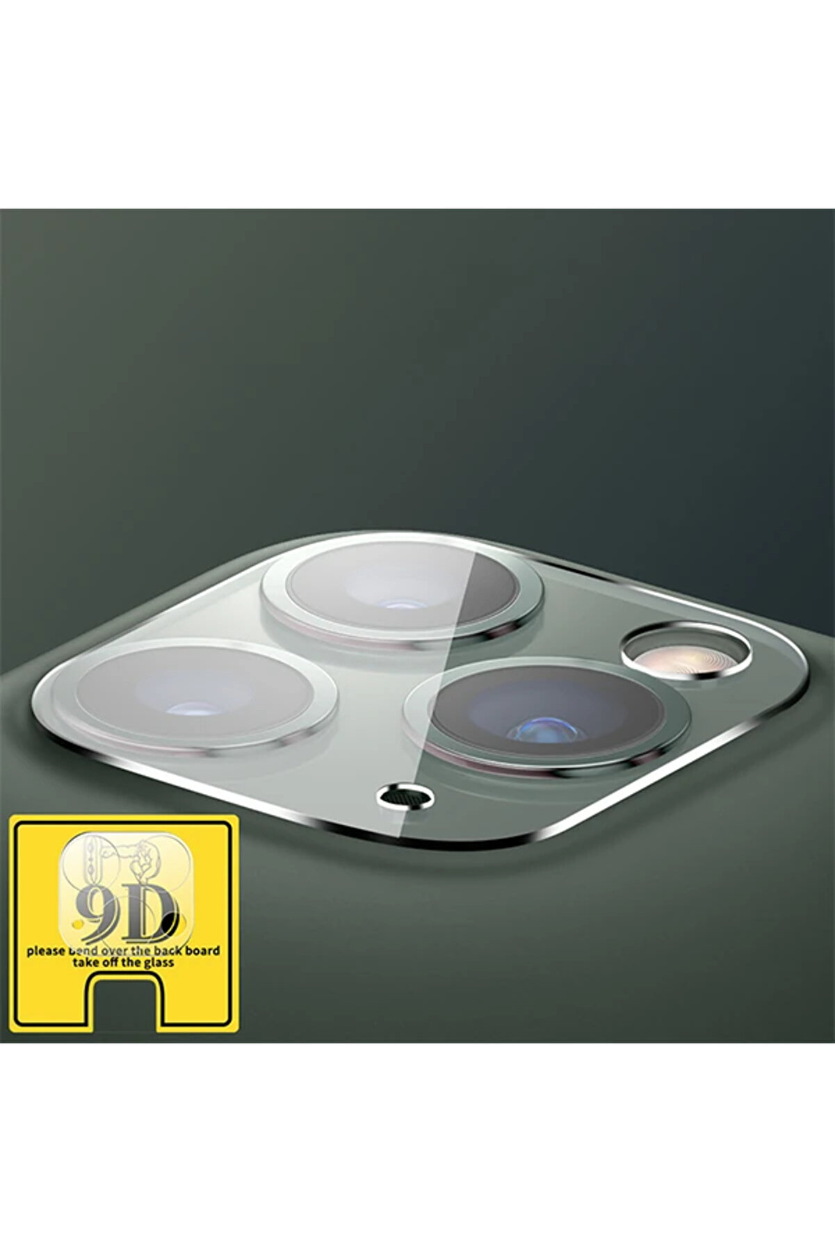 İphone 11 Pro 11 Pro Max Full Tempered Kamera Koruyucu Kırılmaz Cam-(1903) - Dropx3745-2510