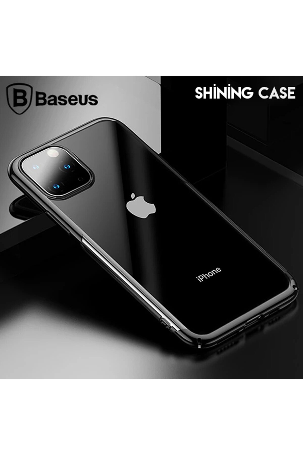 Shi̇ni̇ng Case İphone 11 Pro Max 6.5 Ultra İnce Si̇li̇kon Kılıf-(1903) - Dropx6375-3977