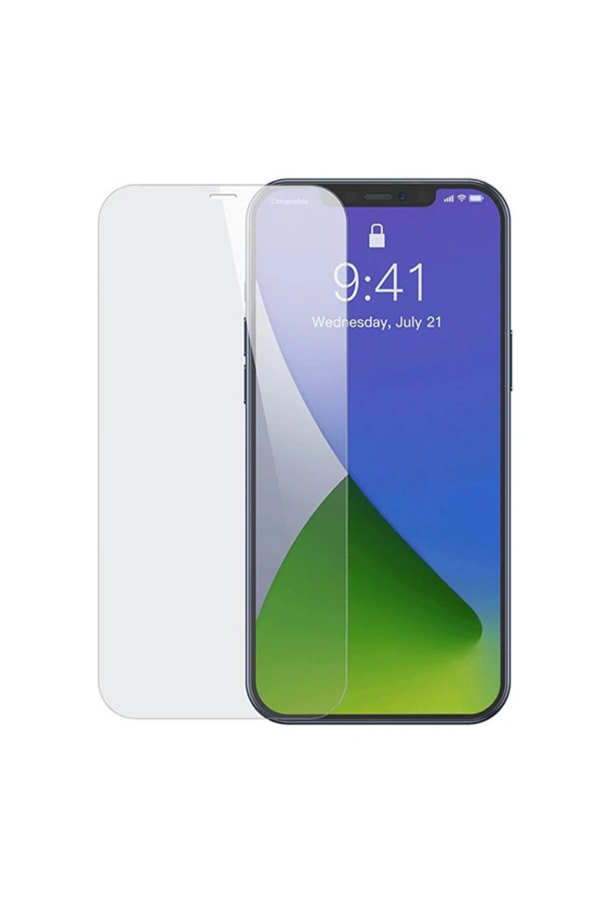 CepteToptan İPhone 12 Pro Max 6.7 0.3mm Ful Tempered Cam Ekran Koruyucu 2 Adet Set-(1903) - DROPX8766-8767