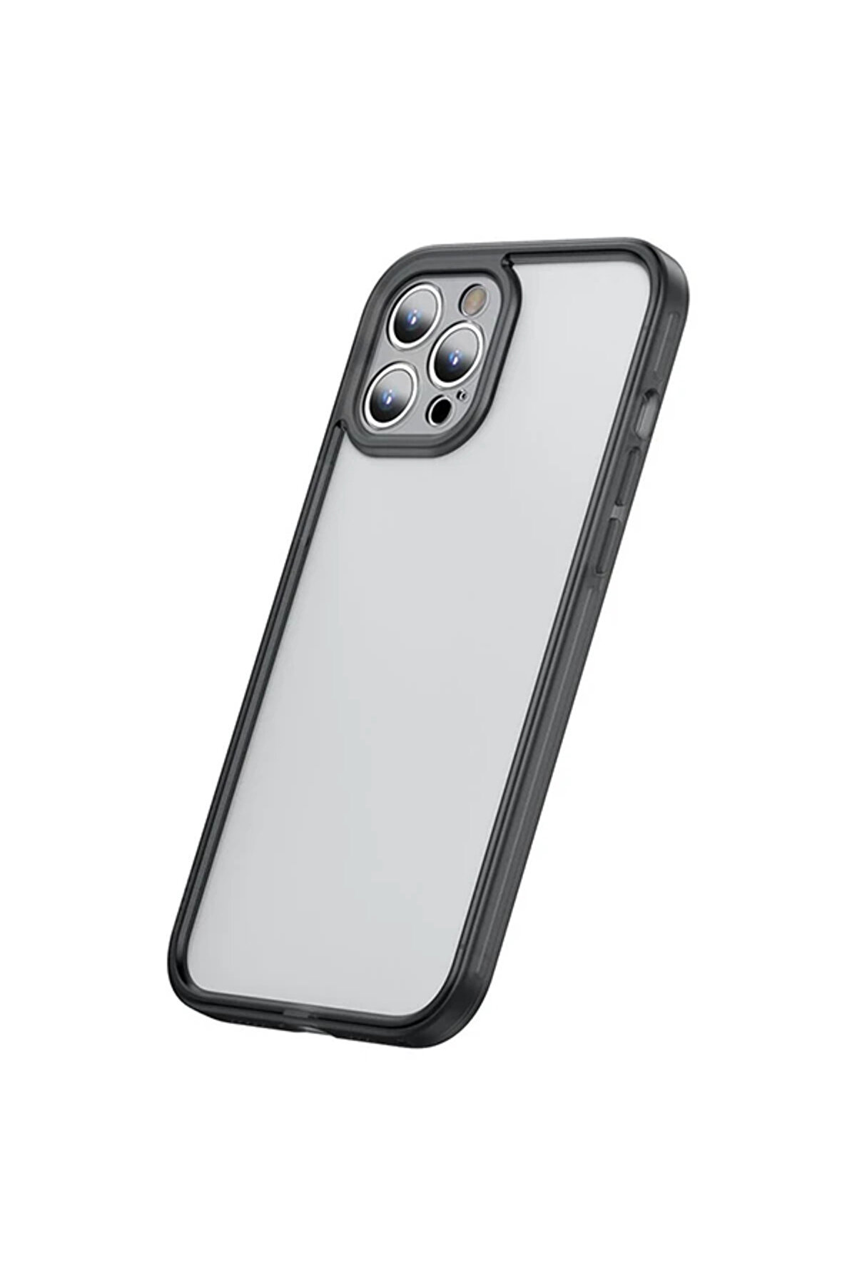 gizmurstore iPhone 12 Pro Max Kamera Lens Koruyuculu Frame Kılıf-(5775) - GMS3404-2177