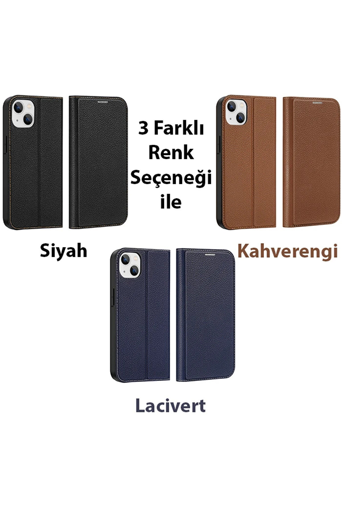 Dux Duci̇s İphone 14 Plus 6.7 Kılıf Ski̇n X Pu Deri̇ Manyeti̇k Kapaklı Kılıf Ma - Dropx5717-5598