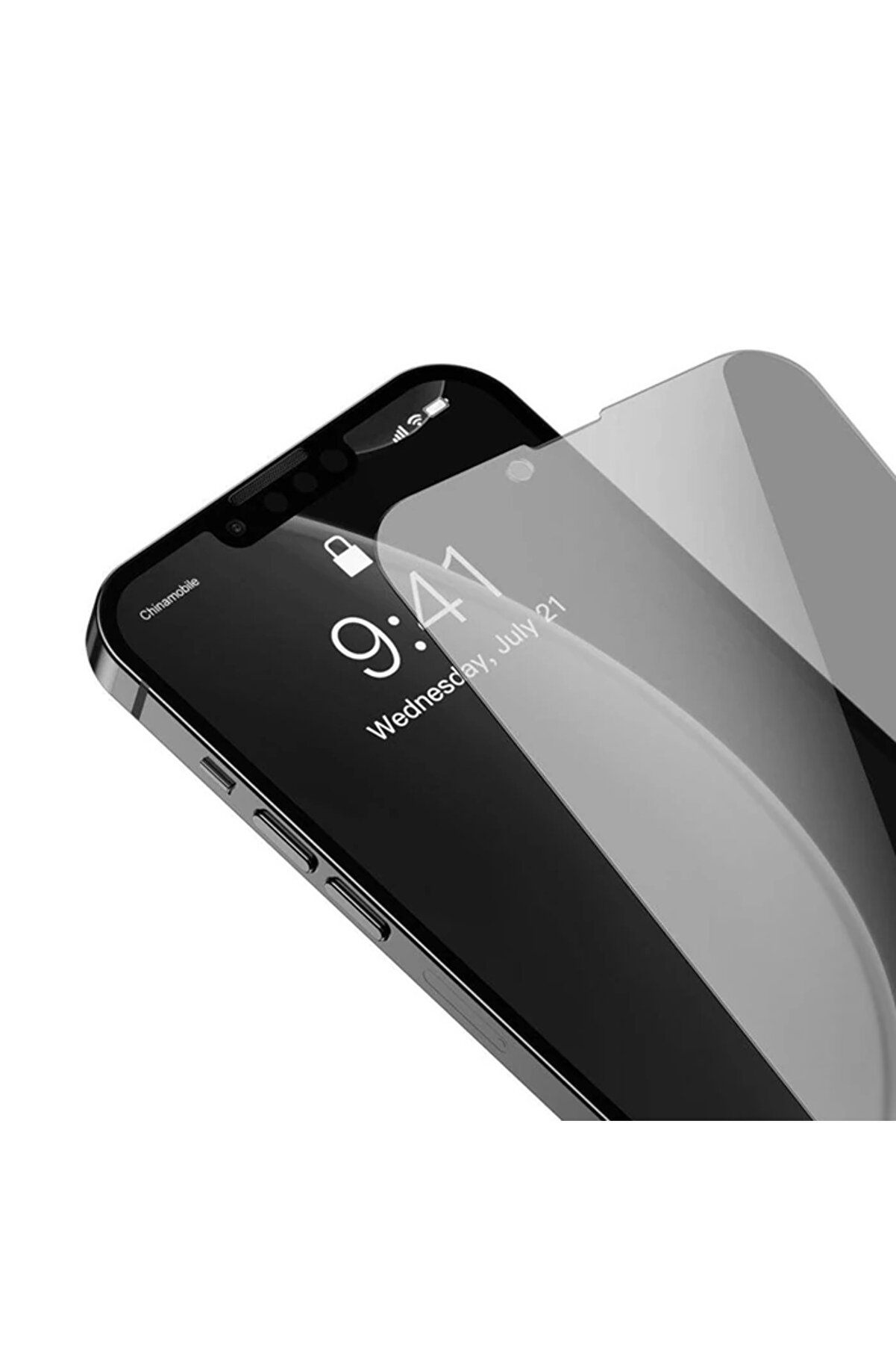 İphone 13 Mi̇ni̇ Pri̇vacy Hayalet Cam Ekran Koruyucu 2 Adet Set-(1903) - Dropx4117-4908