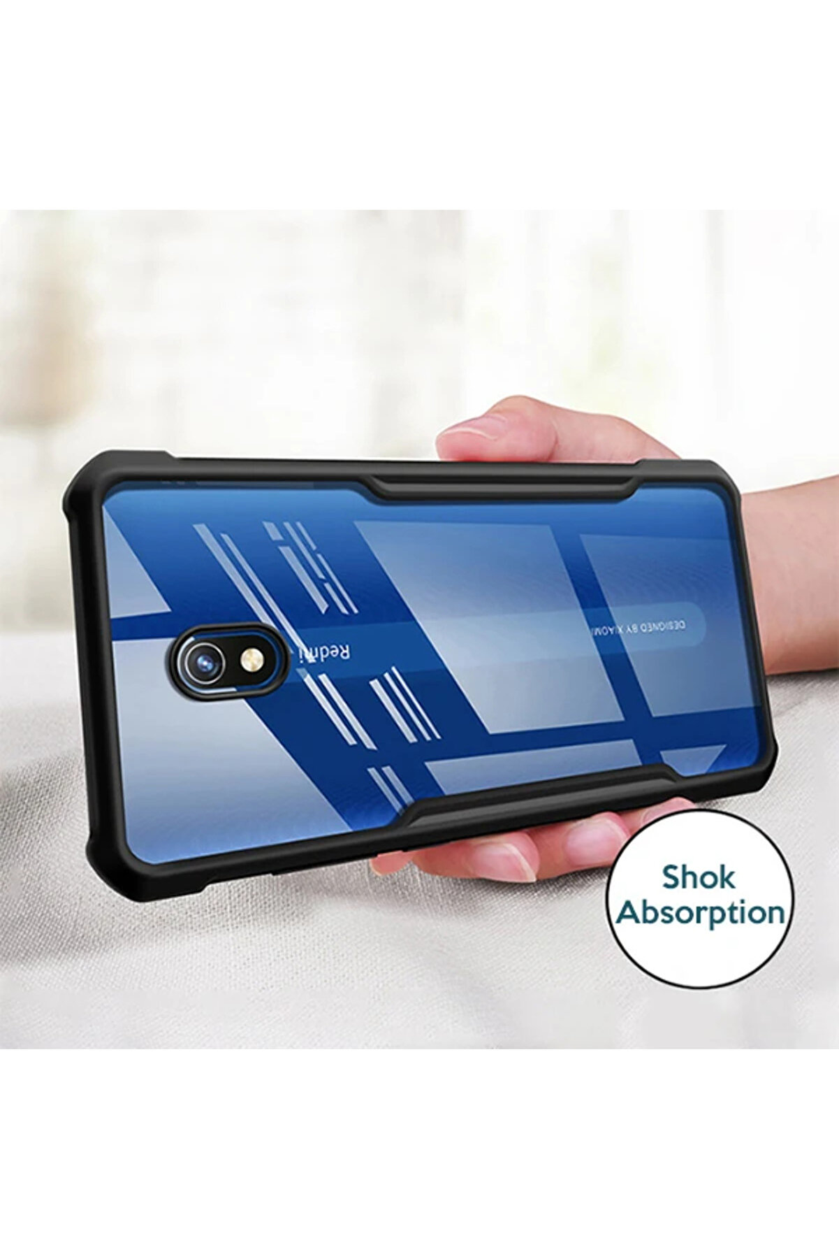Xi̇aomi̇ Redmi̇ 8 Shok Absorpti̇on Pc+Tpu Darbe Emi̇ci̇ Kılıf-(5775) - Gms4329-7614