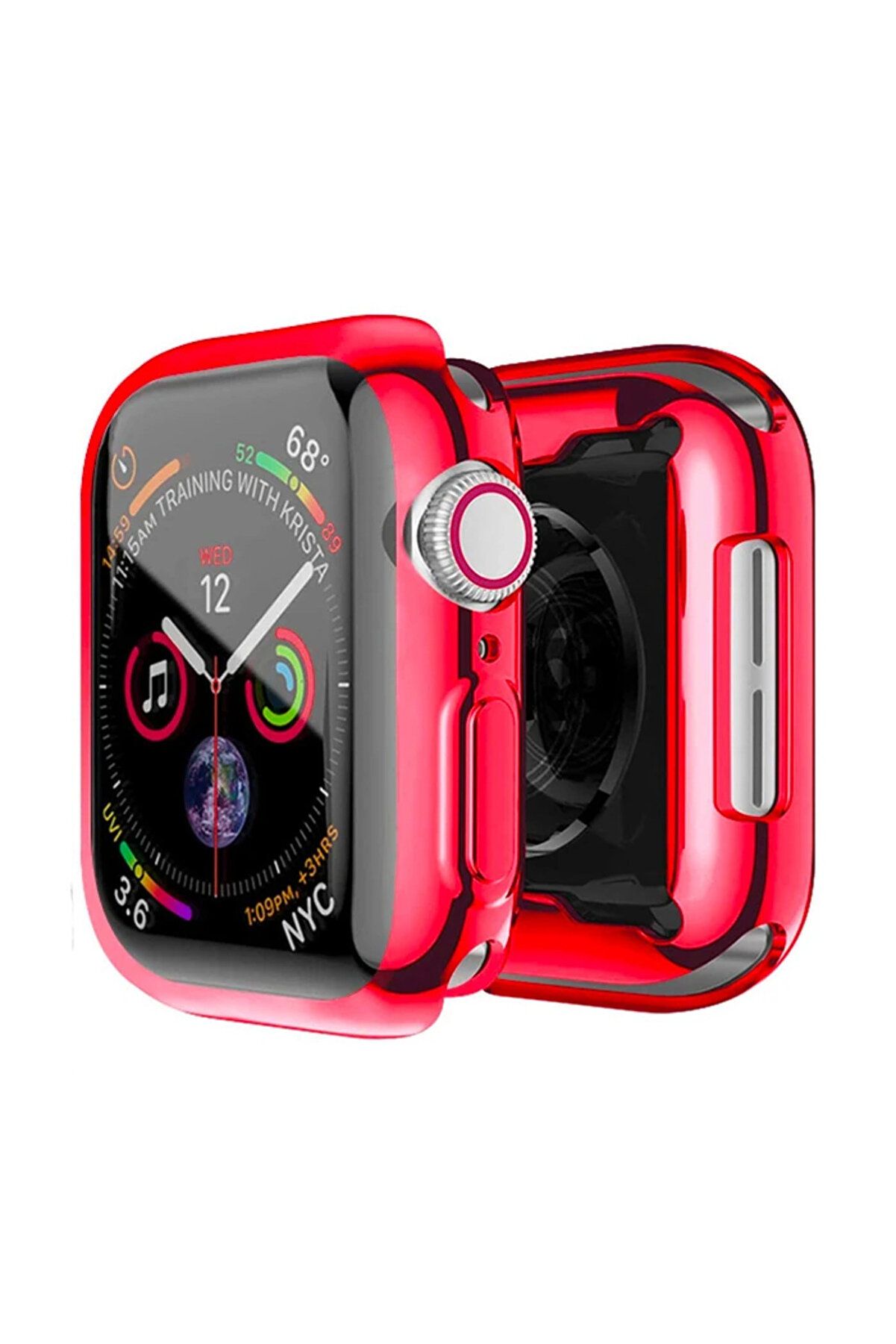 Ally Apple Watch 7-8 41Mm 360 Koruma Ultra Sli̇m Si̇li̇kon Kılıf-(1903) - Dropx4458-5742