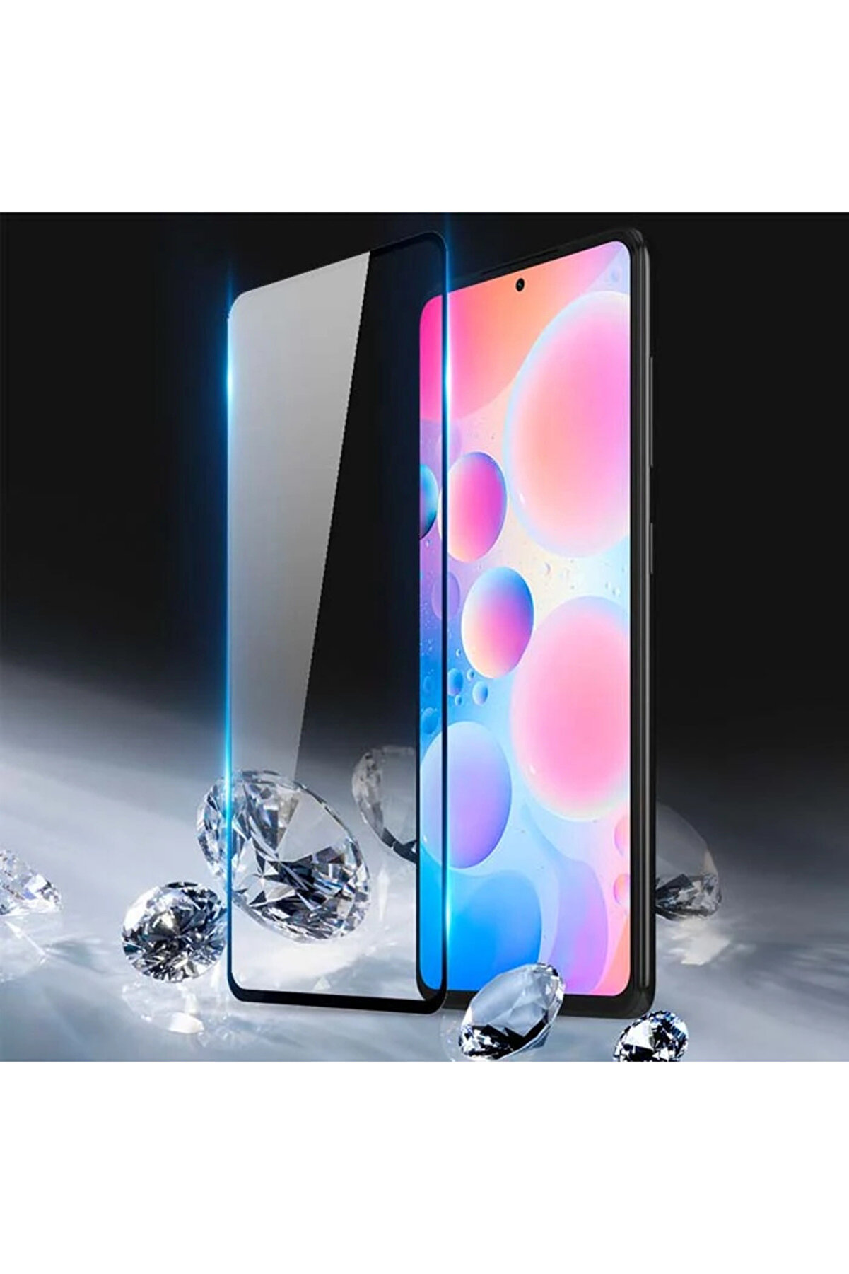 Dux Duci̇s Redmi̇ Note 10 Pro -K40+Pro Tempered Cam Ekran Koruyucu 9D Full Kaplama - Dropx4122-7152