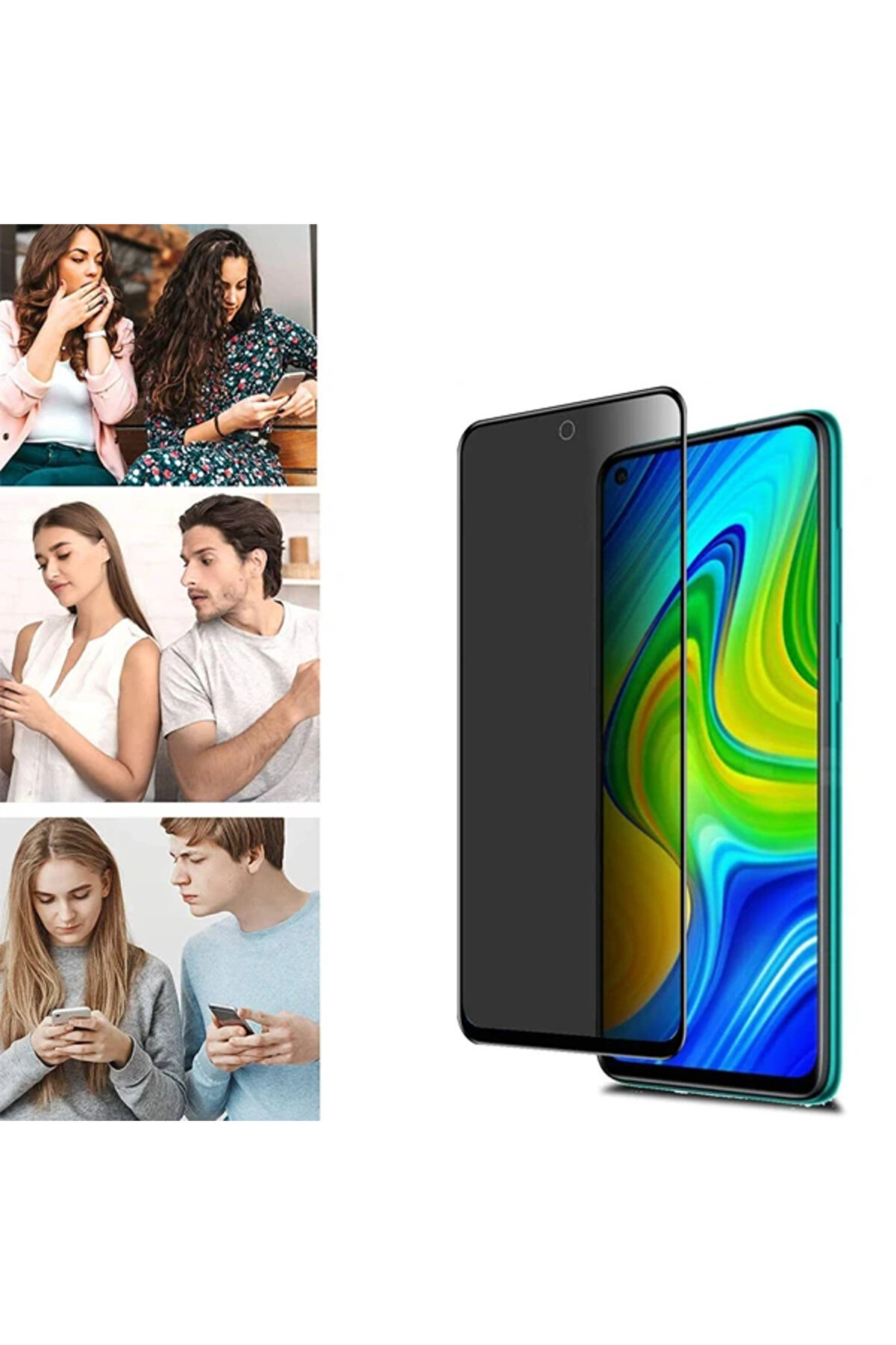 Ally Sm Galaxy M31S 3D Full Pri̇vacy Gi̇zli̇li̇k Tempered Cam Ekran Koruyucu-(1903) - Dropx1149-3889