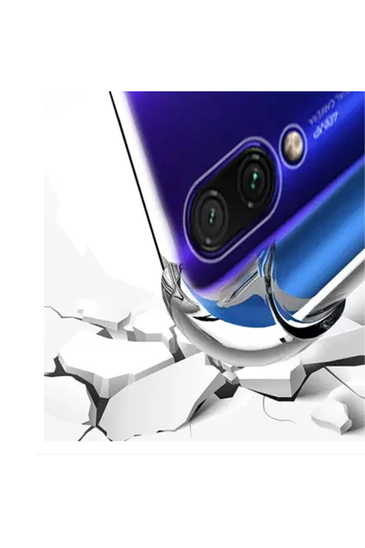 Xi̇aomi̇ Redmi̇ 7/Y3 Anti̇-Drop Darbe Emi̇ci̇ Si̇li̇kon Kılıf-(1903) - Dropx9591-6397