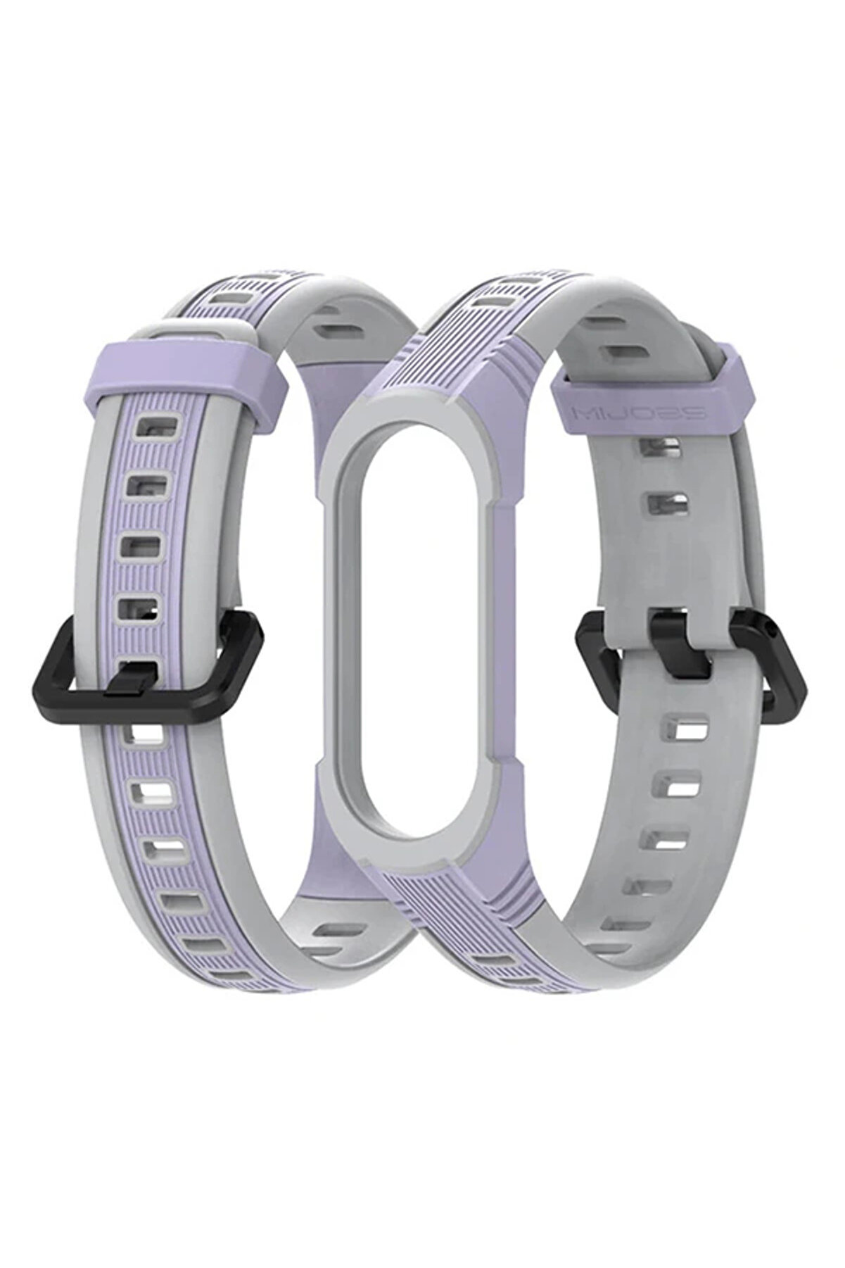 CepteToptan Mijobs Xiaomi Mi Band 5-4 Çift Renk Kayış Kordon-(1903) - BRH029742-1704