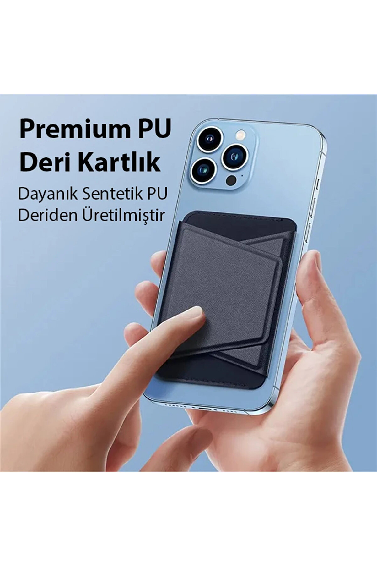 Dux Duci̇s Standlı Deri̇ Cüzdan Magsafe Kartlık-(5775) - Gms7976-6353