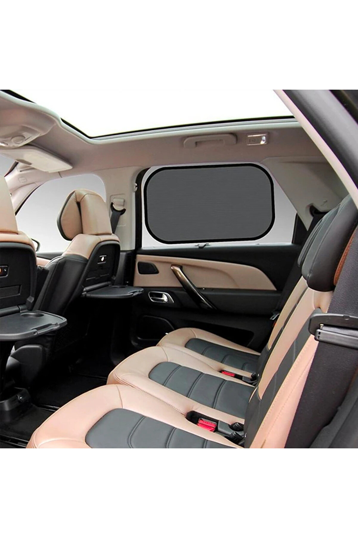 Ally Araç Oto Yan Cam Vantuzlu Güneşli̇k Kalkan 2 Adet 36X44Cm-(1903) - Dropx1357-8269