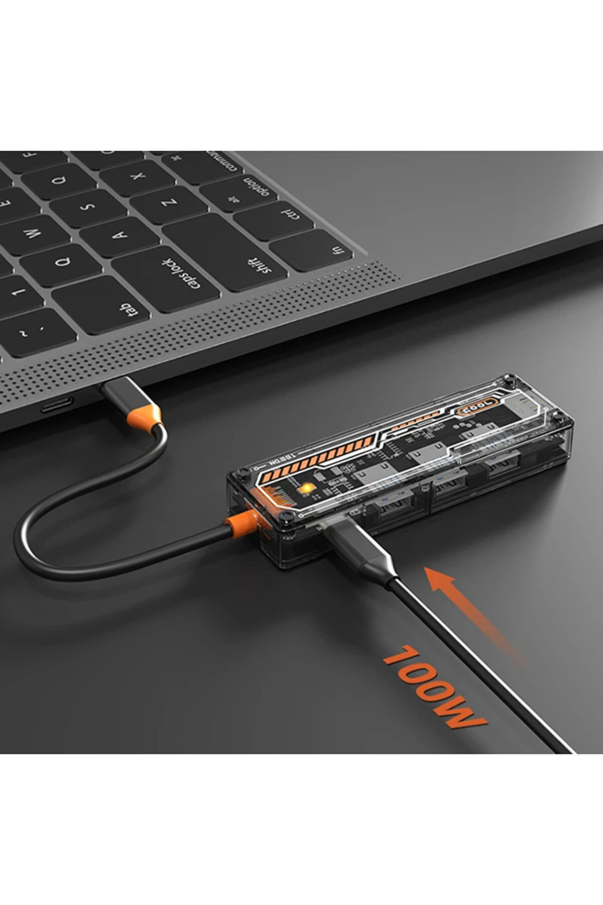 Ally 6İn1 Type-C To Usb3.0 + Usb2.0 + Type-C Pd 100W + Hdmı + Vga + 3.5Mm Çoğaltı - Gms9117-4368