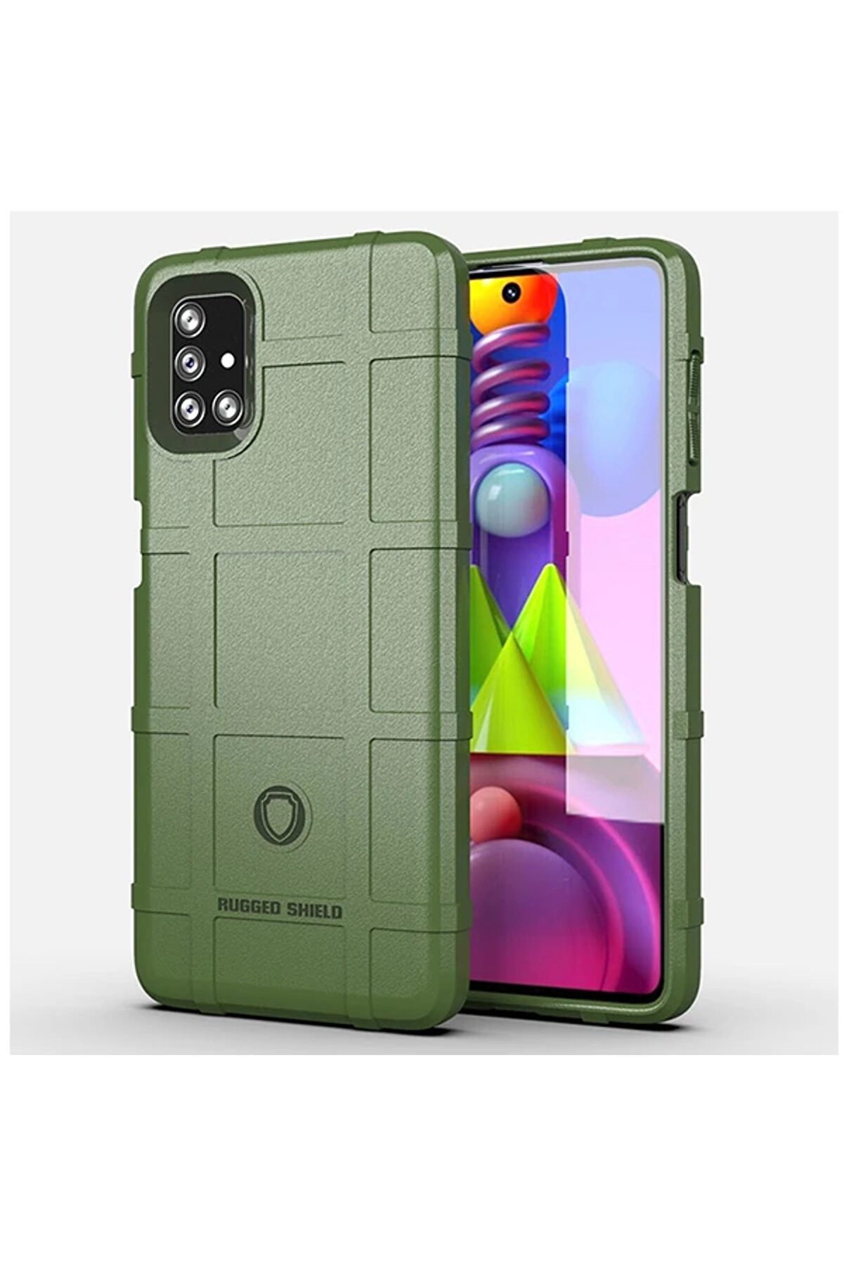 gizmurstore ALLY Samsung Galaxy M51 Rugged Shield Case Silikon Kılıf-(5775) - GMS6112-9606