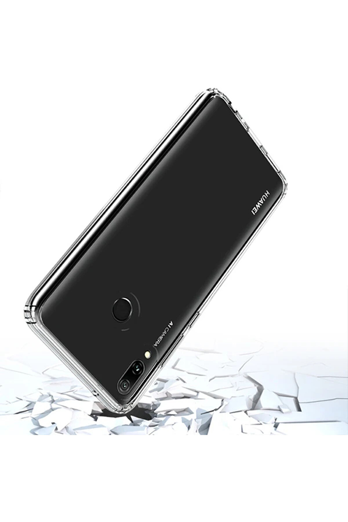 Huawei̇ Y7 2019Y7 Pri̇me 2019 Anti̇-Drop Darbe Emi̇ci̇ Si̇li̇kon Kılıf-(1903) - Ust4369-5181