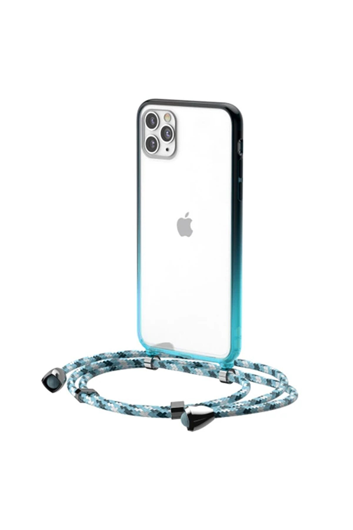 CepteToptan Element Crossbody Protective iPhone 11 Pro Max 6.5 Askılı Koruyucu Silikon Kı - DROPX2569-6073