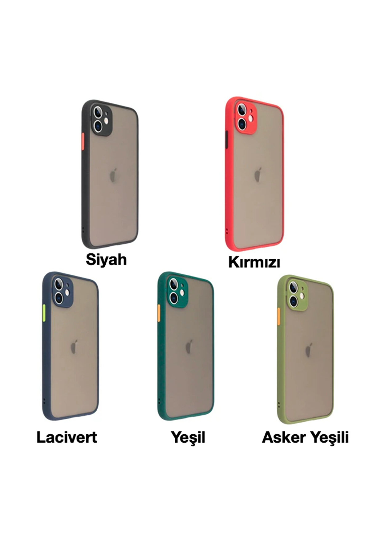 İphone 11 6.1İnç Kamera Korumalı Premi̇um Si̇li̇kon Kılıf-(5775) - Blc9828-8315