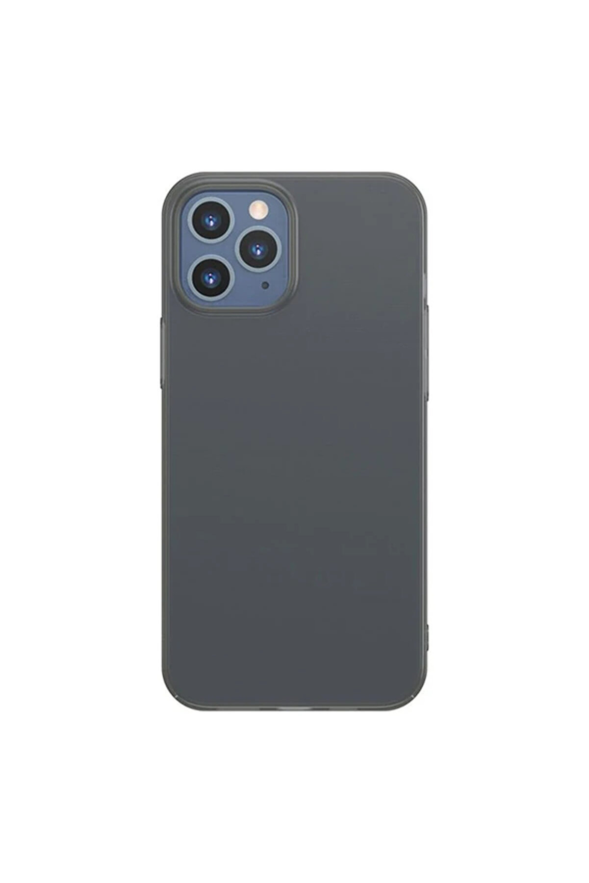 gizmurstore İPhone 12/ 12 Pro Comfort İnce Şeffaf Kılıf Matte PP Kılıf-(5775) - GMS1231-3784