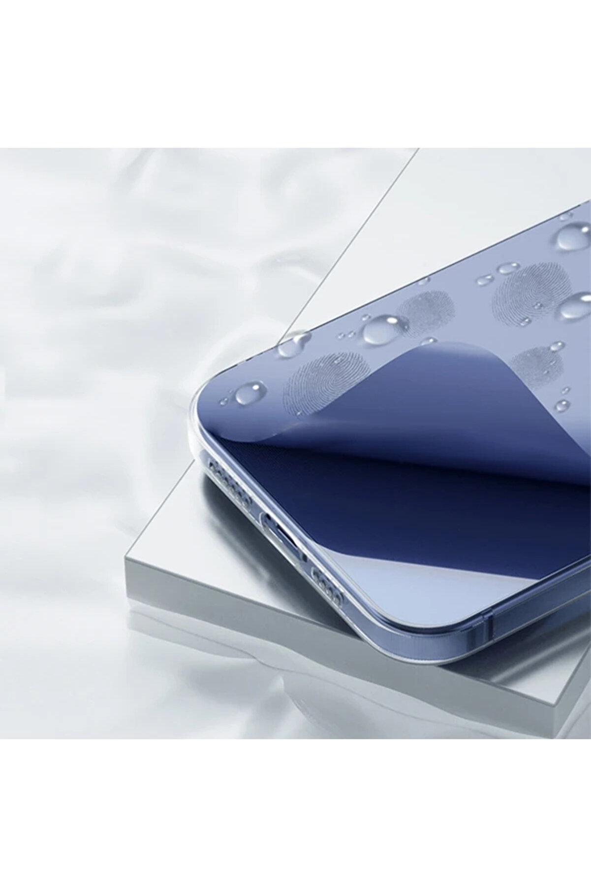 Si̇mple Case İphone 12 Pro Max 6.7 İnce Şeffaf Si̇li̇kon Kılıf-(1903) - Dropx1015-4198