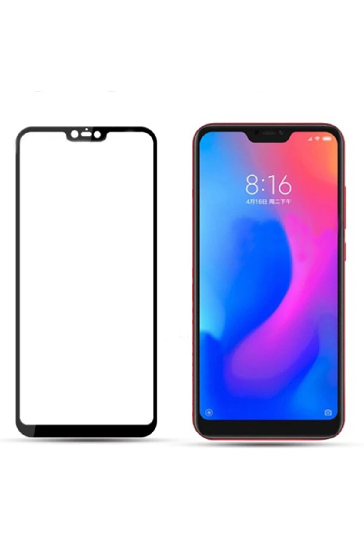 Xi̇aomi̇ Mi̇8 Li̇teyouthmi̇8X Redmi̇ Note 6 3D Full Kırılmaz Cam Ekran Koruyucu-(5775) - Gms1258-2169
