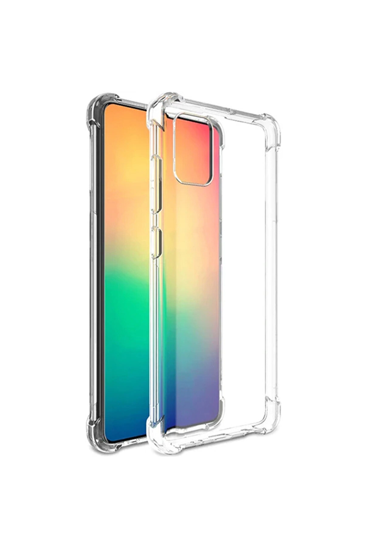 gizmurstore Ally Samsung Galaxy S10 Lite/A91 Anti-Drop Darbe Emici Silikon Kılıf-(5775) - GMS9847-7789