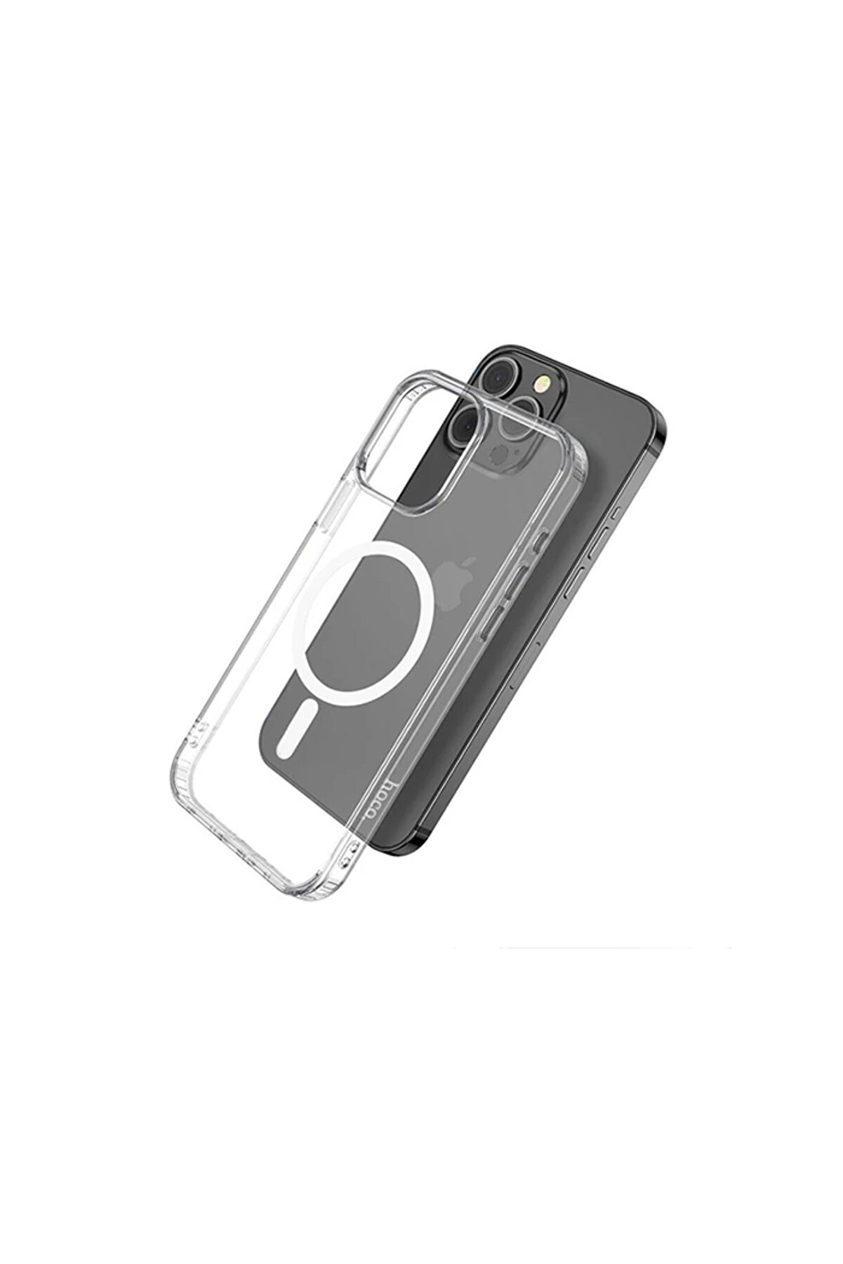 Hoco İphone 15 Pro Max Anti̇-Fall Darbe Önleyi̇ci̇ Ai̇rbag Manyeti̇k Magsafe Si̇li̇kon - Dropx8734-8224