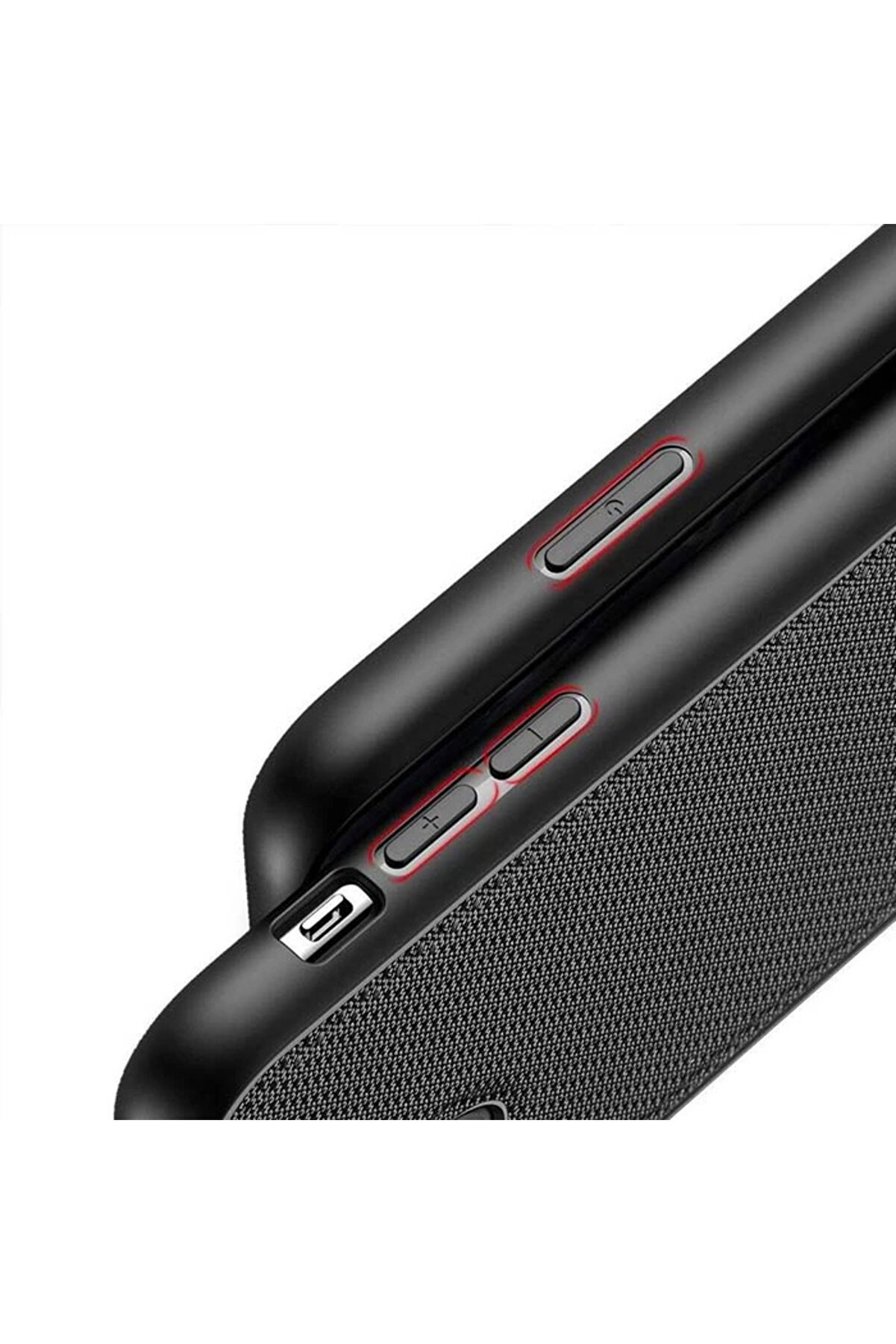 Dux Duci̇s Fi̇no Seri̇si̇ İphone 11 Pro 5.8İn&ccedil; Kılıf Premi̇um Dokuma Si̇li̇kon Kıl - Dropx9767-3507