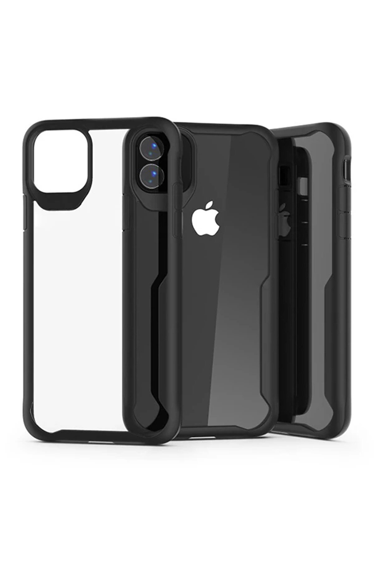 İphone 11 Pro Max 6.5 İnch Shock Absorpti̇on Pc+Tpu Darbe Emi̇ci̇ Kılıf-(5775) - Gms8592-7999