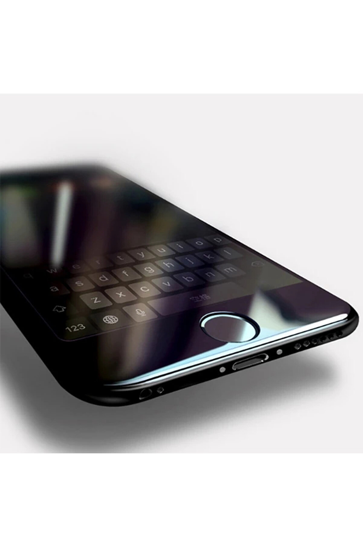 İphone 7 Plus 8 Plus 3D Anti̇ Blue Li̇ght Full Cam Ekran Koruyucu-(1903) - Dropx5983-5925