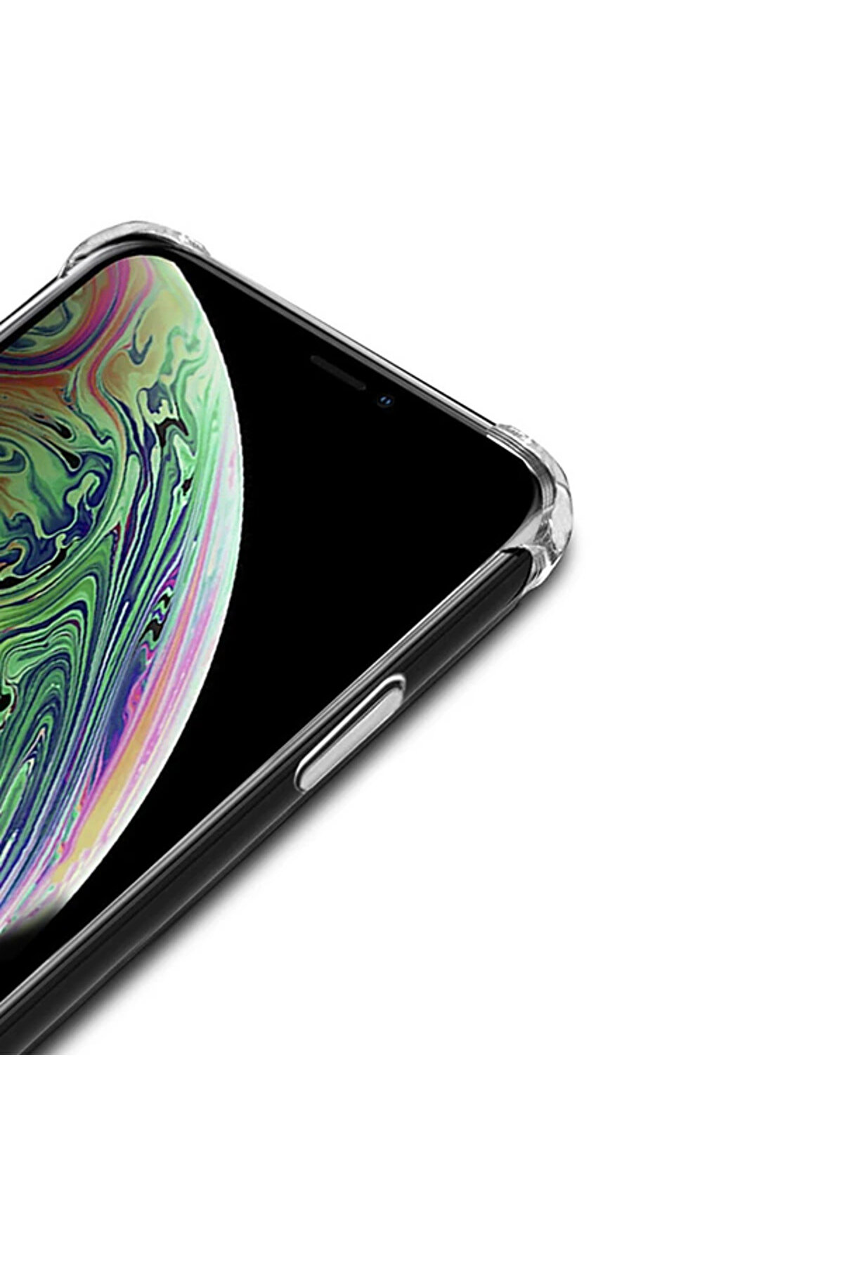 Ally İphone Xs Max 6.5 Anti̇-Drop Darbe Emi̇ci̇ Si̇li̇kon Kılıf-(1903) - Dropx1814-9235