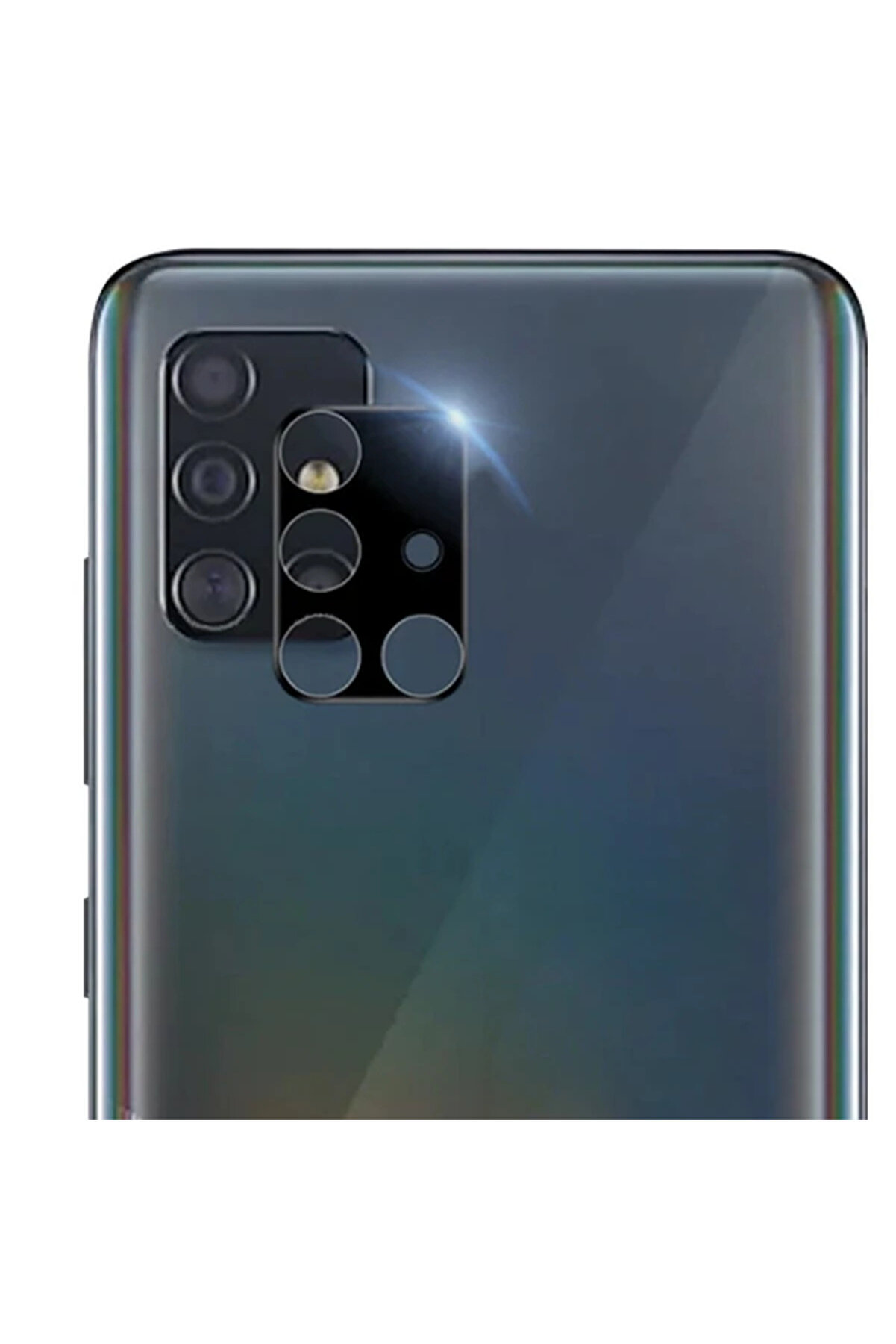 CepteToptan ALLY SM Galaxy A51 HD 3D Full Tempered Cam Kamera Koruyucu-(1903) - DROPX3824-4245