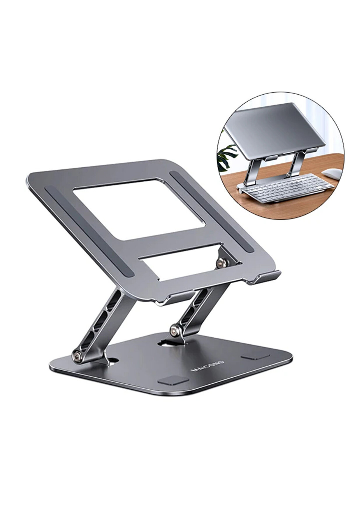 ShopB ALLY MC LS515 Uyumlu Yükseklik Ayarlı Dizüstü Laptop Notebook Standı-(1903) - DROPX6341-9326