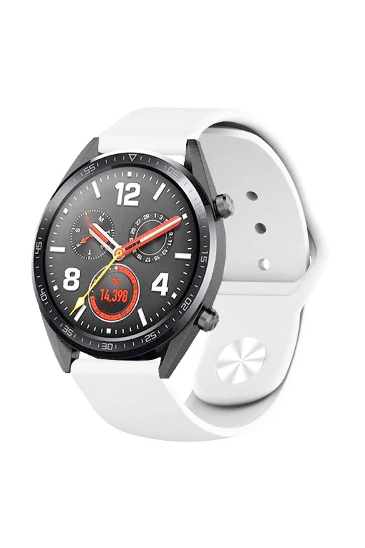 CepteToptan Ally 20MM Galaxy Watch 42MM/ Active 1-2/ S2 Classic Kayış Kordon Silikon-(1903 - DROPX5474-9281