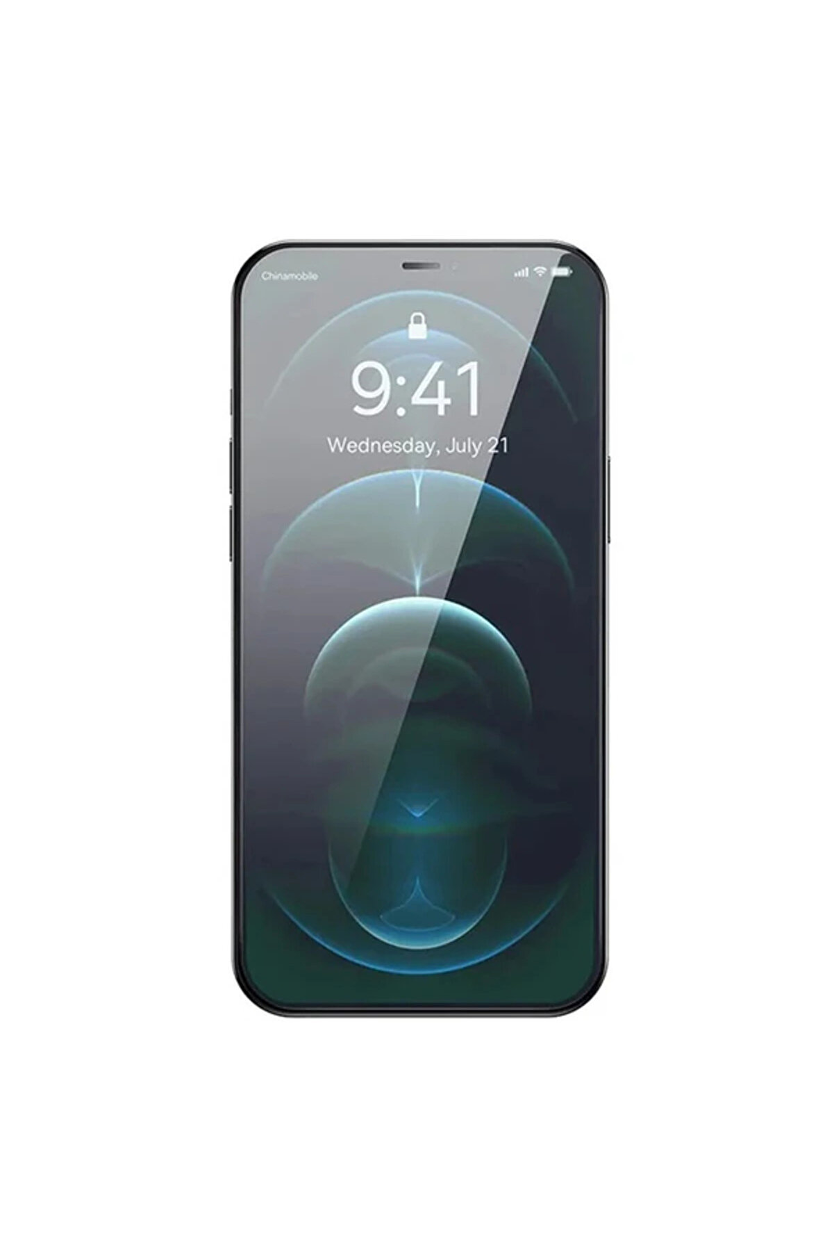 Crystal 0.3Mm İphone 12 Pro Max Tempered Ekran Koruyucu 2 Adet Set-(1903) - Dropx3591-9627