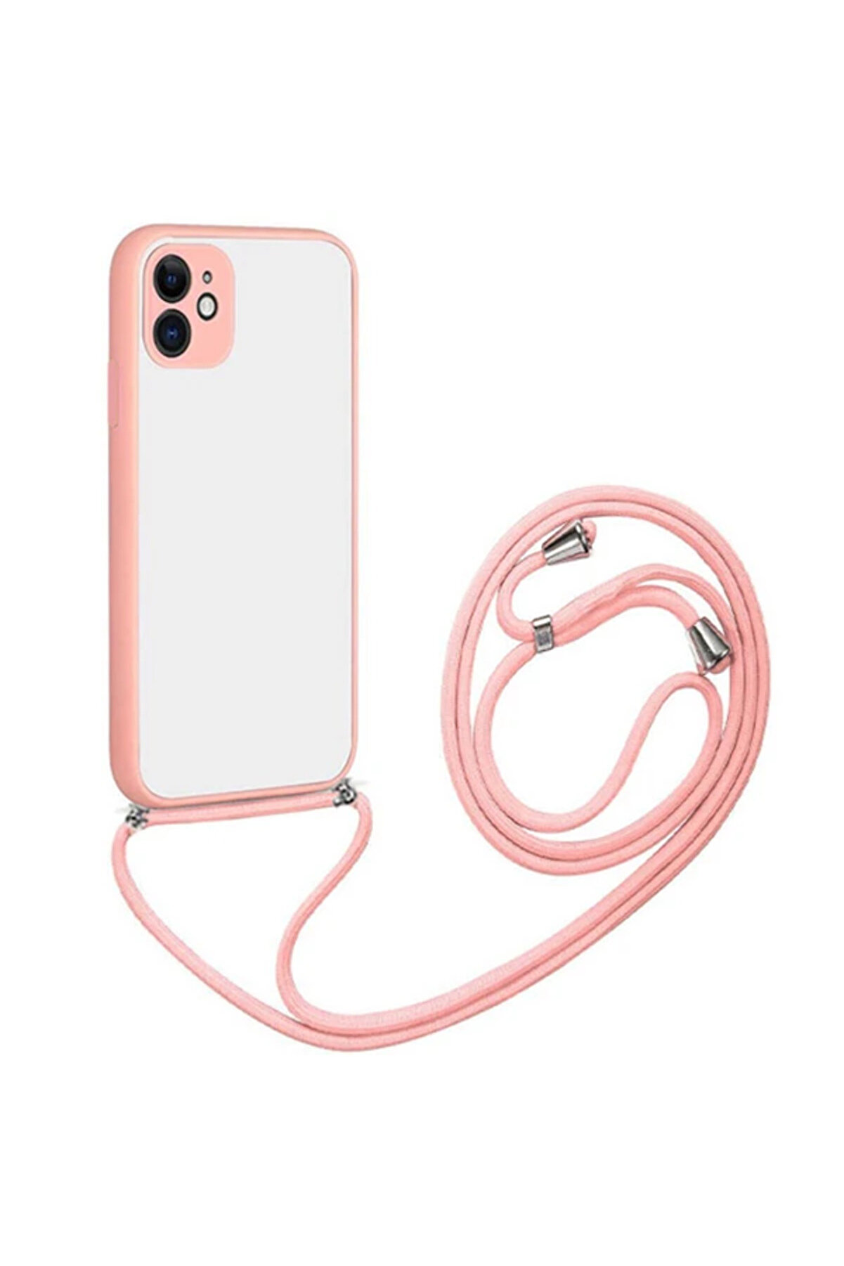 İphone 11 6.1  Uyumlu Askılı Koruyucu Si̇li̇kon Kılıf-(5775) - Najmaddi̇n1237-7684