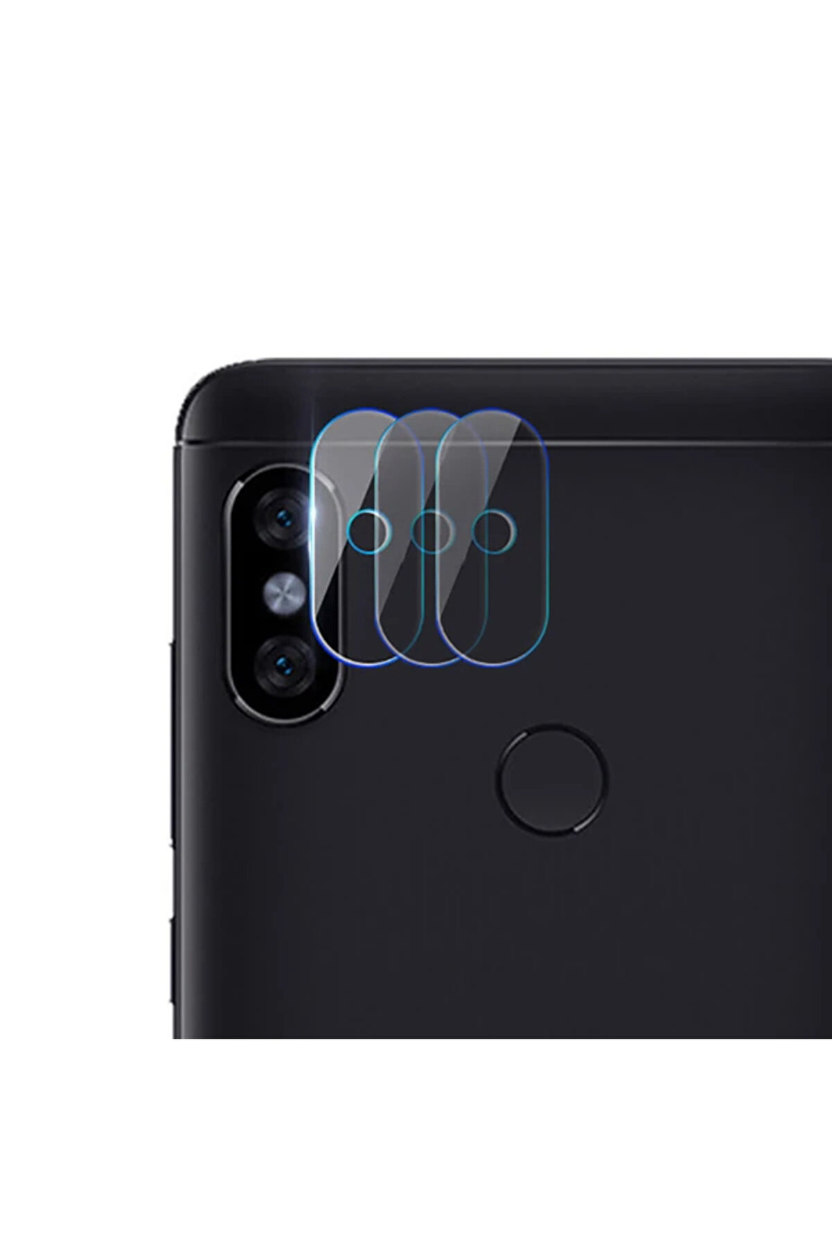 gizmurstore Gor Xiaomi Redmi Note 5 Nano Kamera Koruyucu 3 Adet Set-(5775) - GMS9155-5151