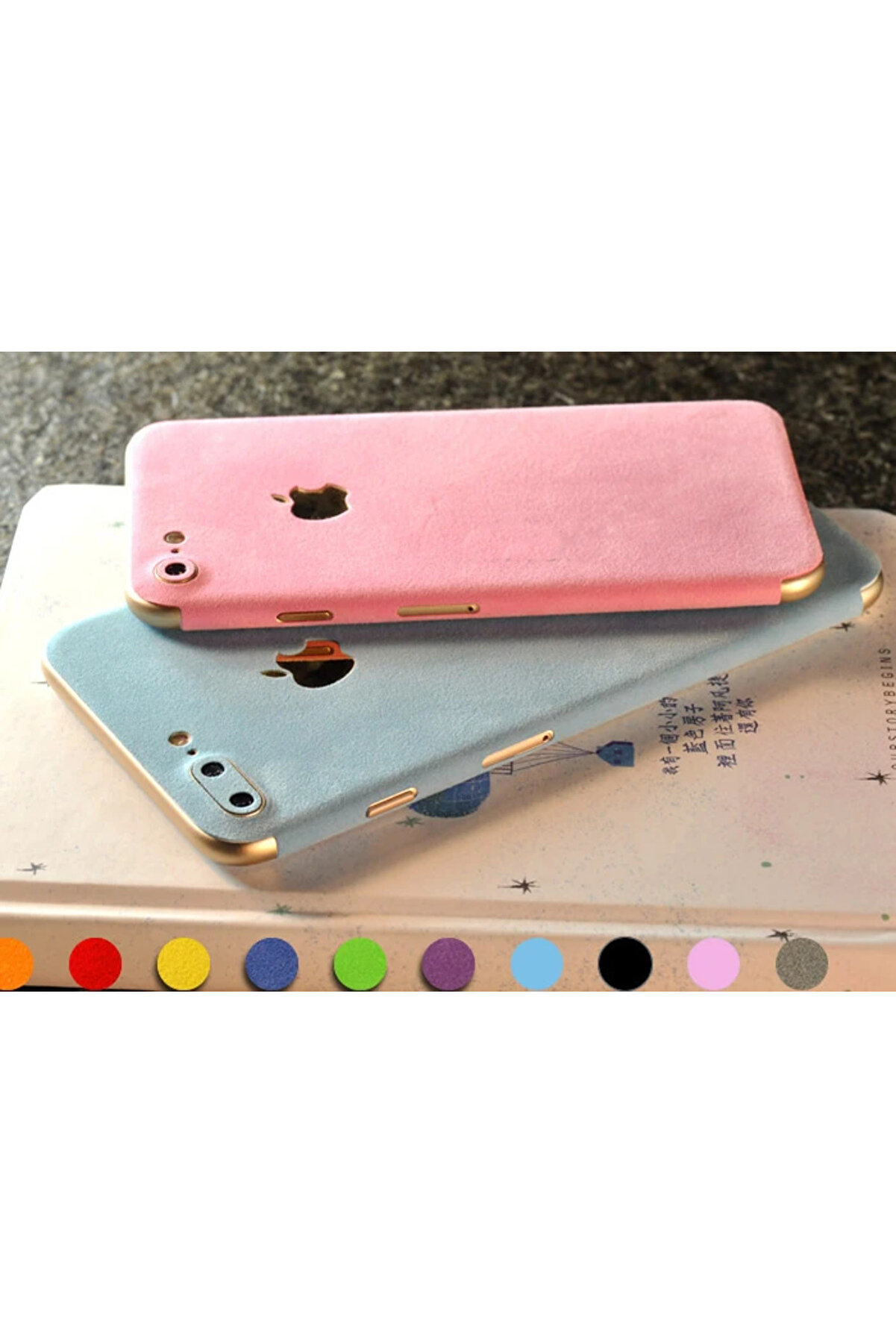 İphone 7 Suet Kaplama Sti̇cker-(5775) - Gms7037-3351