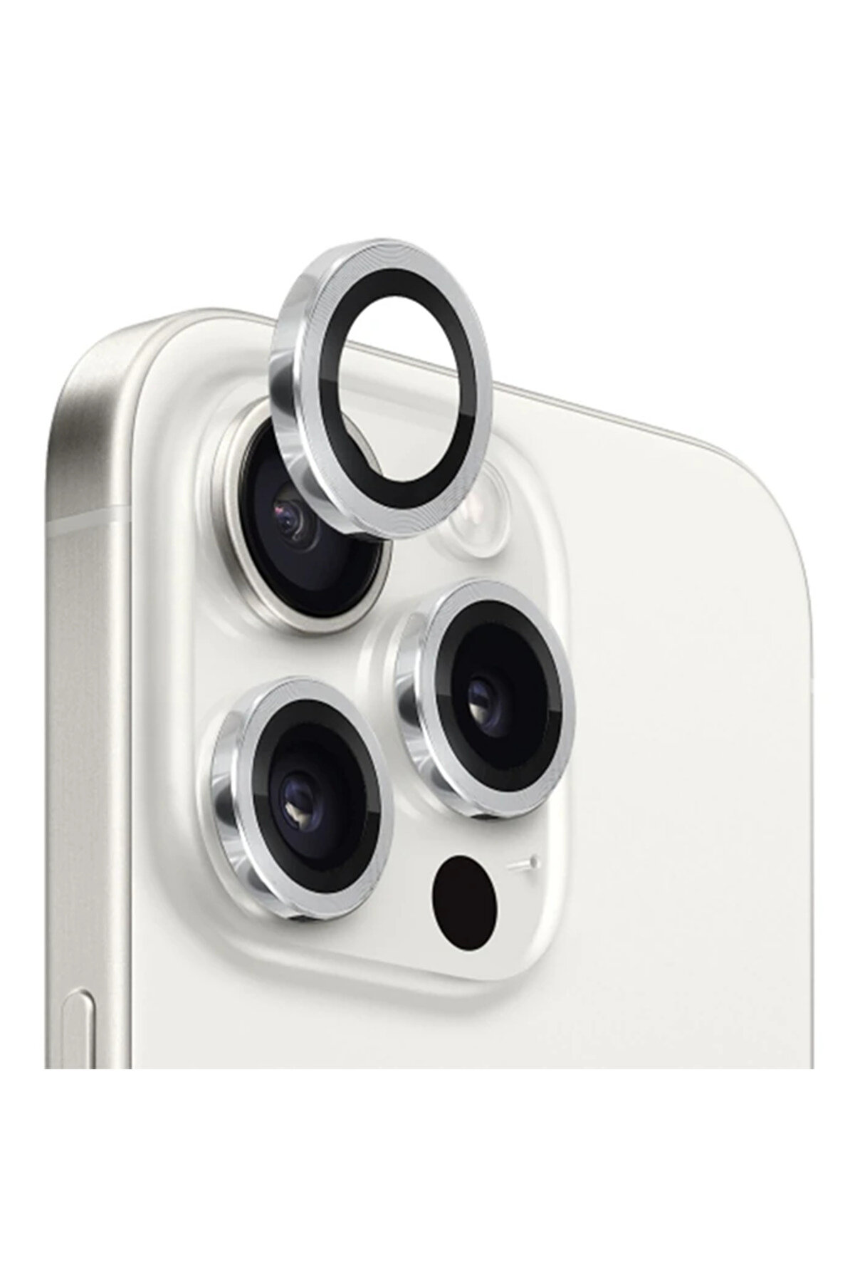 Ally İphone 15 Pro/15 Pro Max Kamera Lens Koruma Camı-(5775) - Gms5180-2709