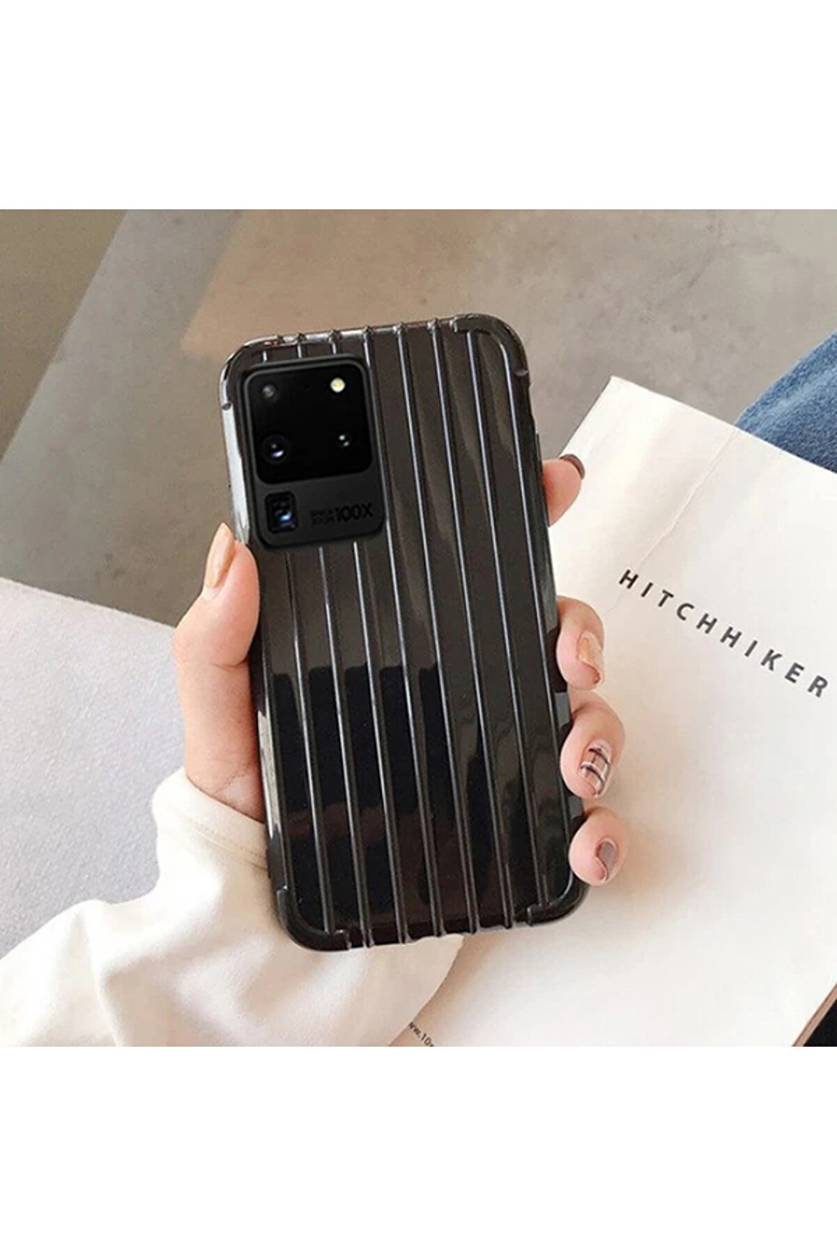 Ally Samsung Galaxy S20 Ultra Trunk Li̇nes İnce Soft Si̇li̇kon Kılıf-(1903) - Dropx3085-6355