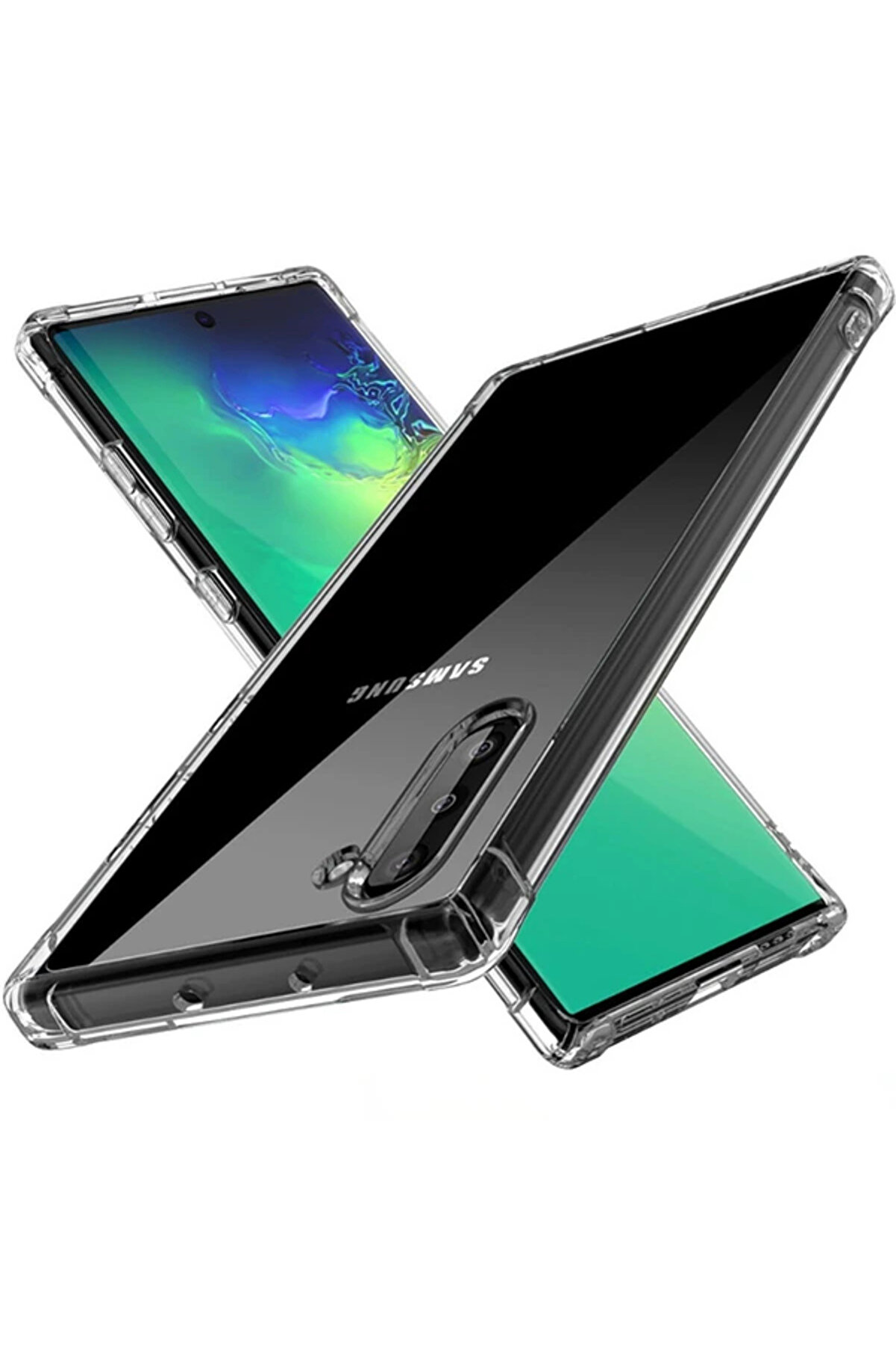 gizmurstore Sm Galaxy Note 10 Anti-Drop Darbe Emici Silikon Kılıf-(5775) - GMS6064-1978
