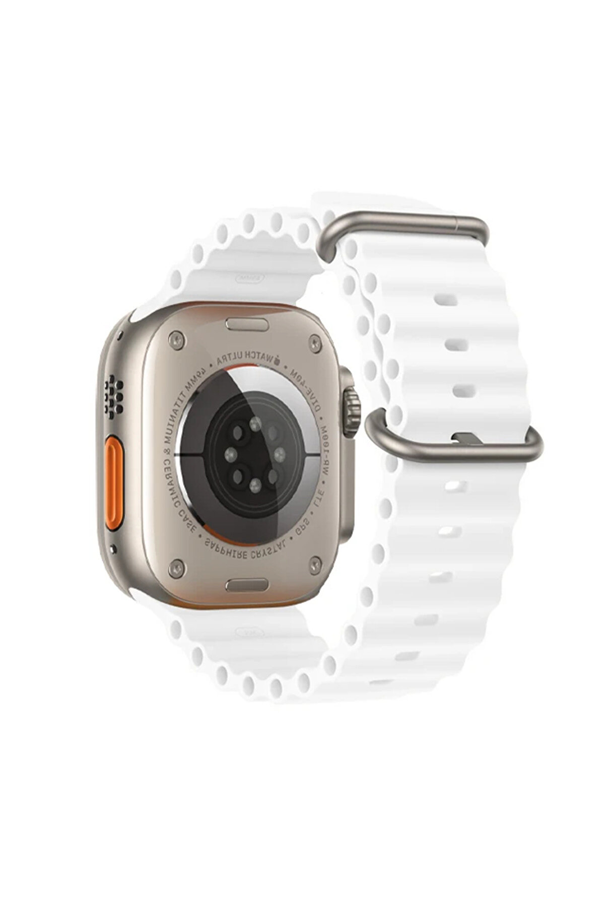 Ally Apple Watch 7-8 41Mm 6-5-4 40Mm Mari̇ne Si̇li̇kon Kayış Kordon 3-2-1 38Mm-(1 - Dropx2180-2254